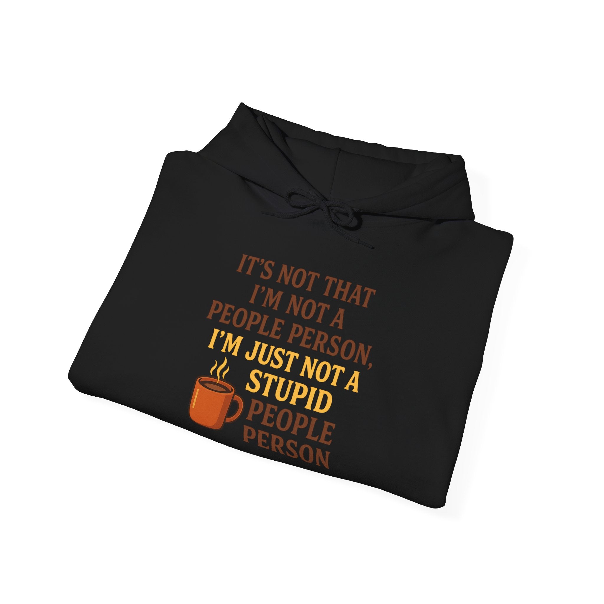 Funny People Person Sweatshirt, Unisex Hoodie, Cozy Gift for Introverts, Casual Wear, Perfect for Friends or Family, Great for Birthdays