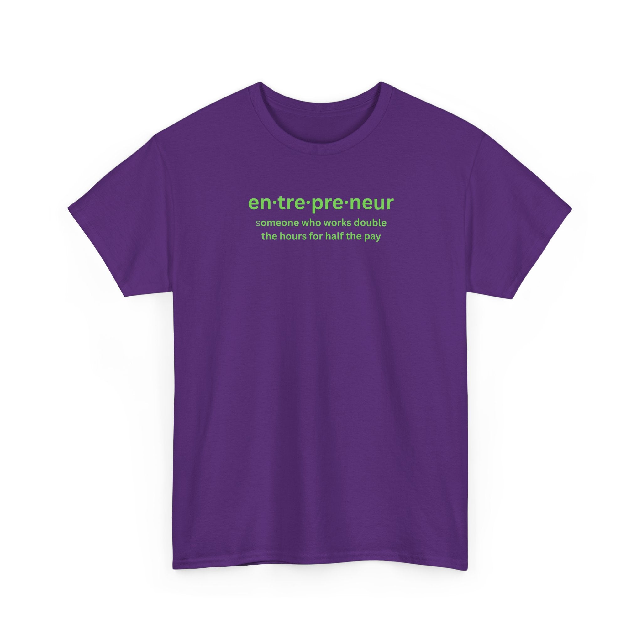 Unisex Entrepreneur T-shirt - Motivational Cotton Shirt for Creatives, Stylish Gift for Graduations, Birthdays, Work Events, Casual Wear