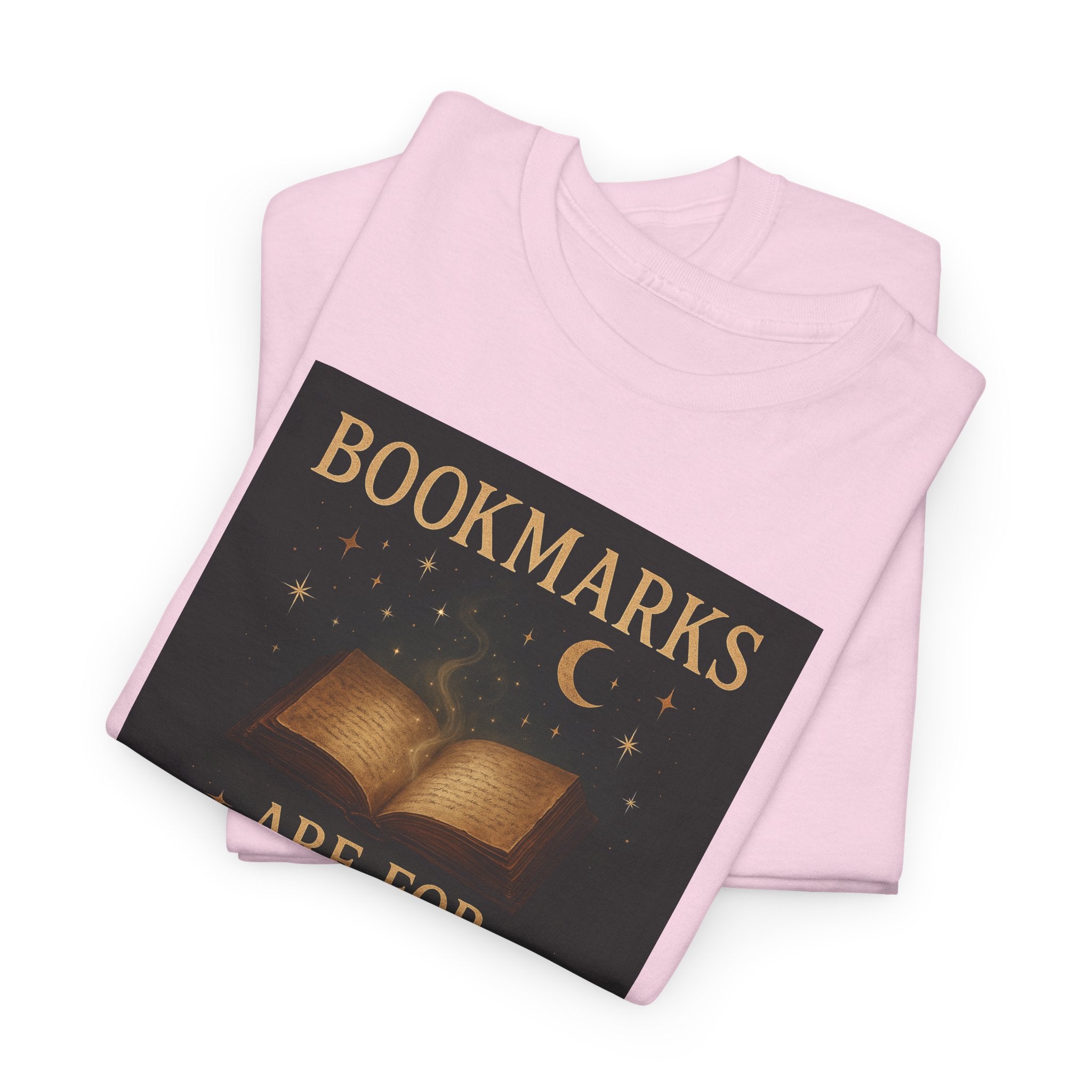 Bookmarks are for Quitters Unisex Cotton Tee, Funny Gift, Reading Shirt, Literary Quote Apparel, Bookworm Fashion, Cute Book Shirt