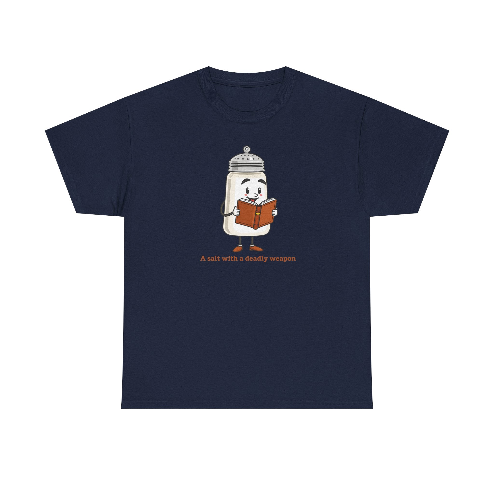 Graphic T-Shirt for Book Nerds - Salt with a Deadly Weapon Design