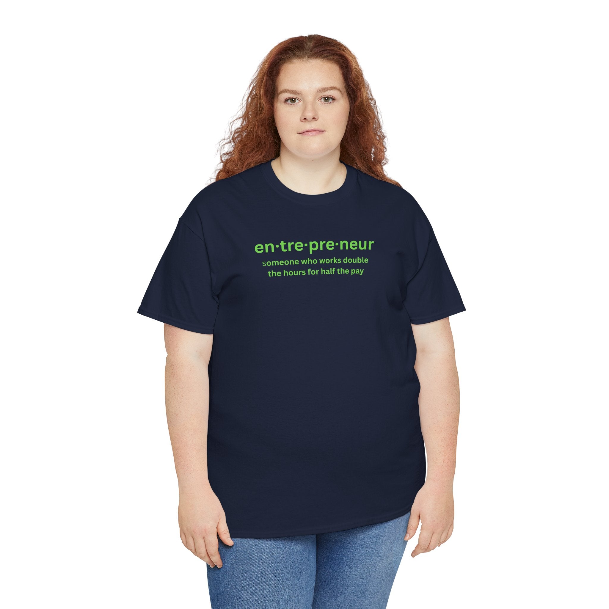 Unisex Entrepreneur T-shirt - Motivational Cotton Shirt for Creatives, Stylish Gift for Graduations, Birthdays, Work Events, Casual Wear
