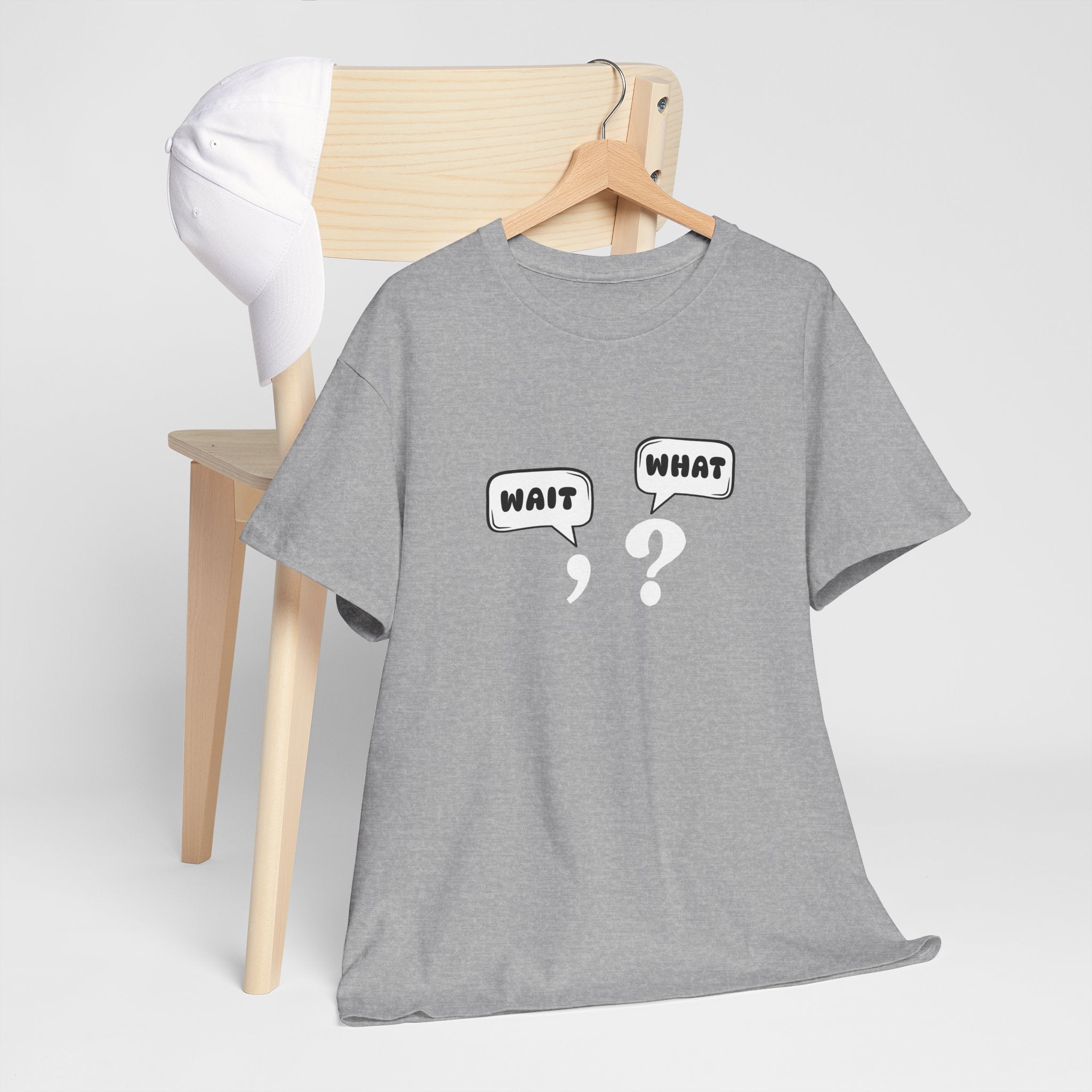 Unisex Tee with Whimsical Quote | Funny Cotton T-shirt for Casual Outings, Gift for Friends, Teachers, Nerds, Grammar, Birthday Present, Everyday Wear