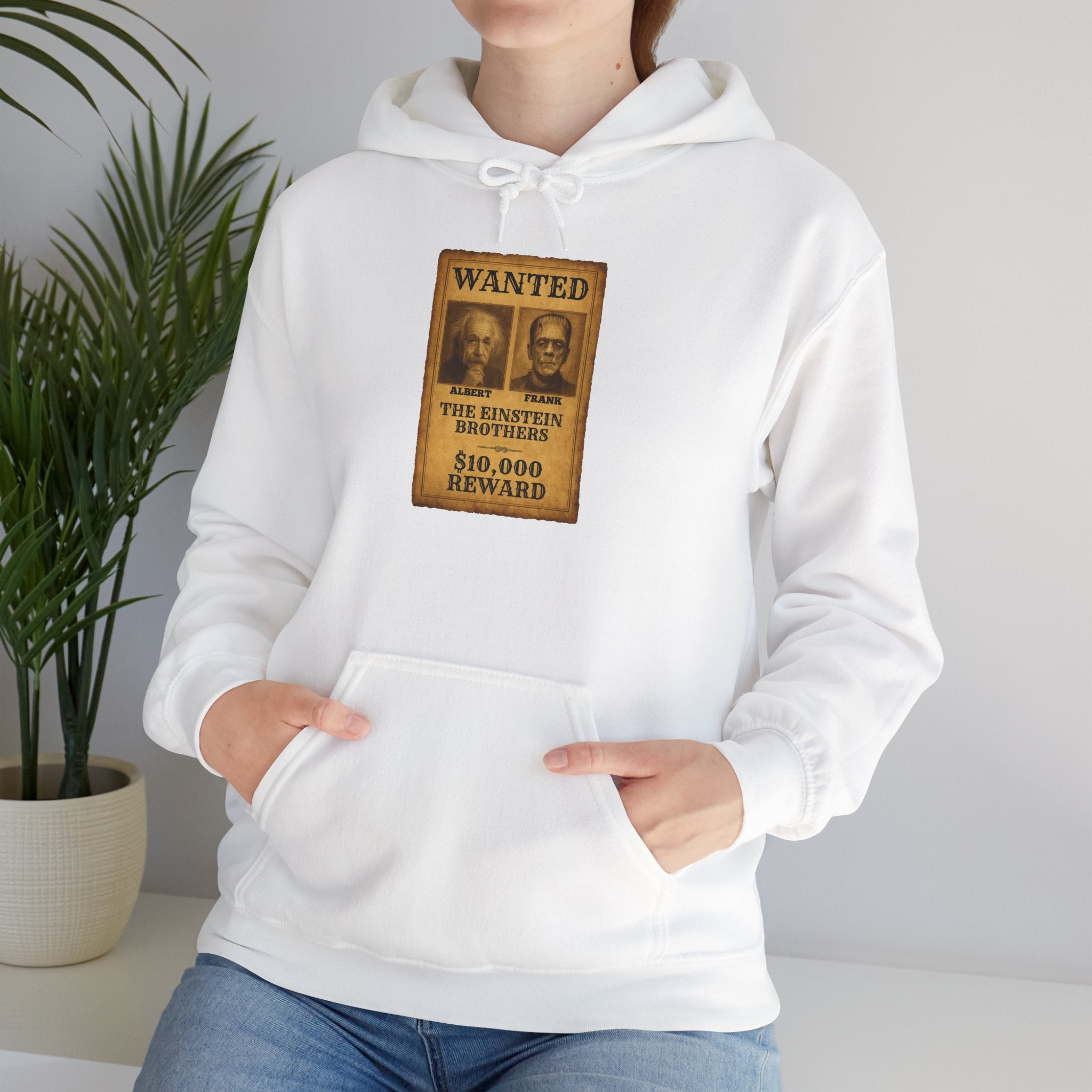 Wanted - The Einstein Brothers  Heavy Blend Hooded Sweatshirt