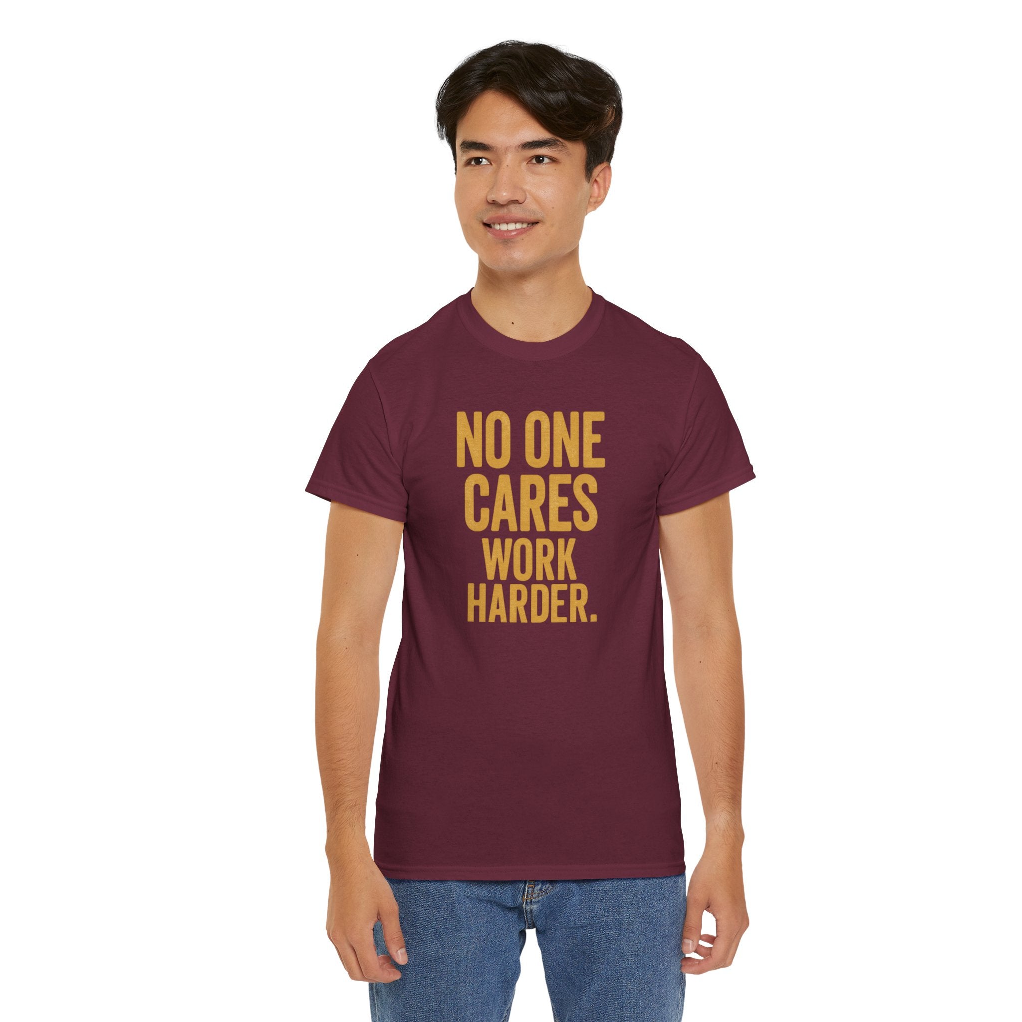 Motivational Unisex Heavy Cotton Tee - Perfect for Gym, Workouts, Fitness, Casual Wear, Gift for Friends