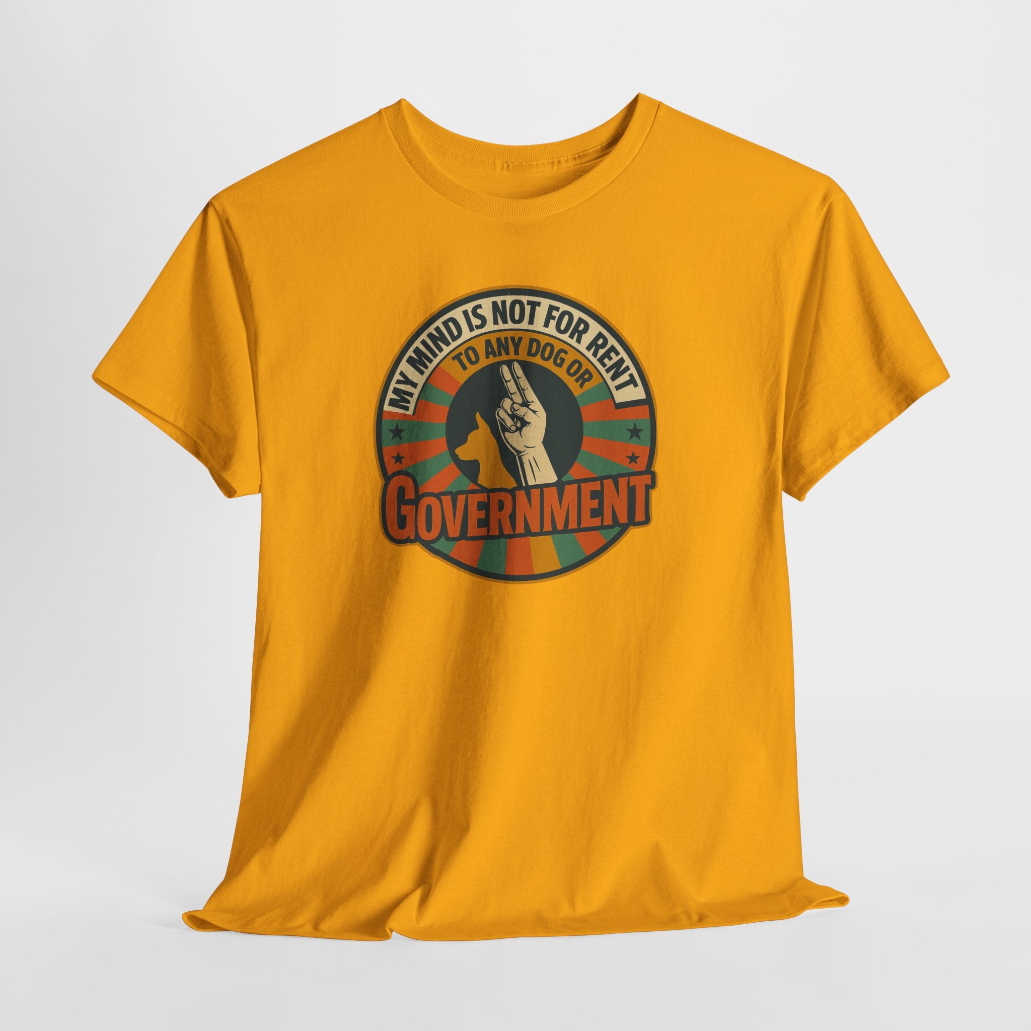 'My Mind is Not for Rent' Graphic T-Shirt, Political T-Shirt, Funny Gift, Protest Wear, Casual Apparel