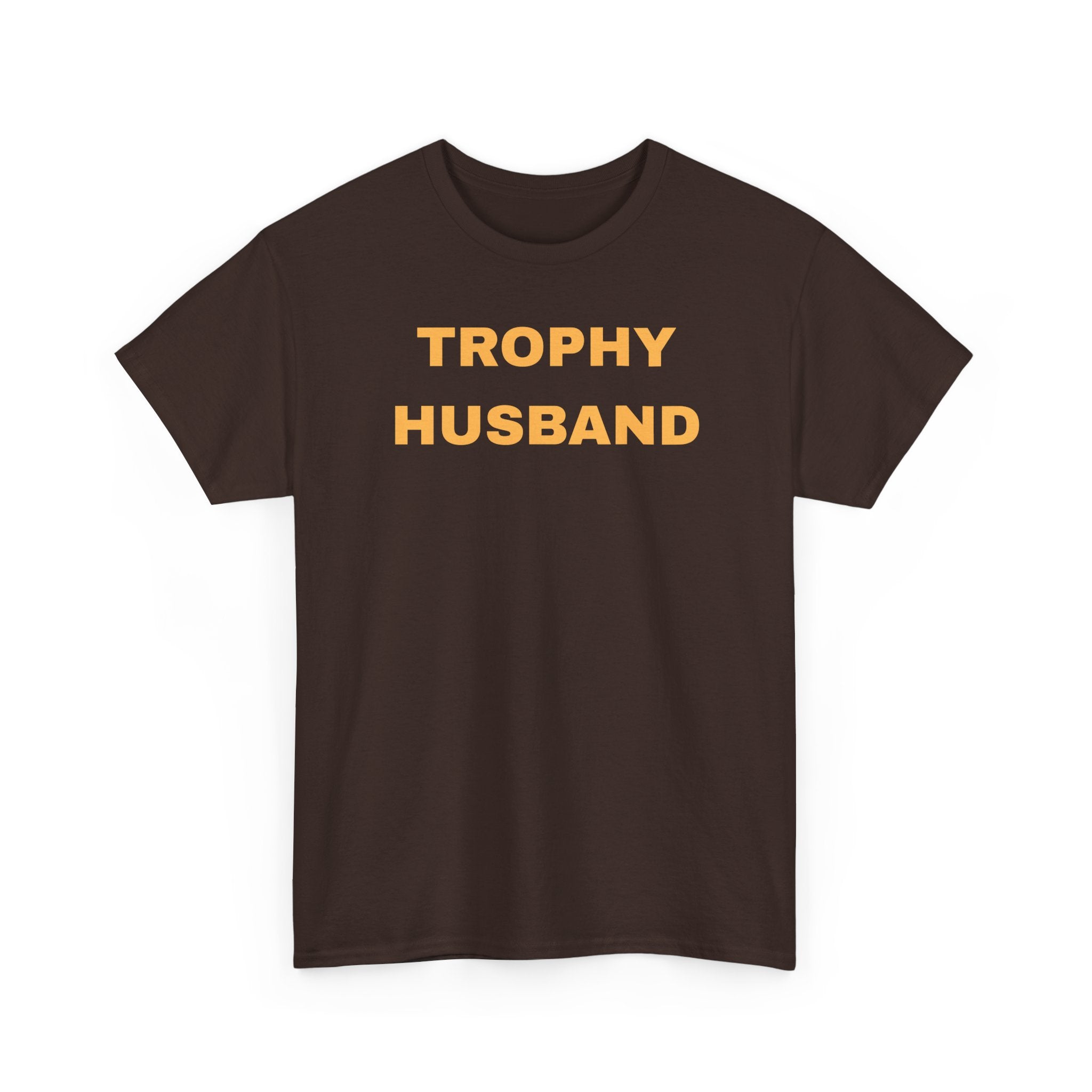 Trophy Husband T-shirt - Casual Gift for Him, Funny Apparel, Perfect for Anniversaries, Birthdays, and Weddings, Father's Day, Quirky Men's Shirt