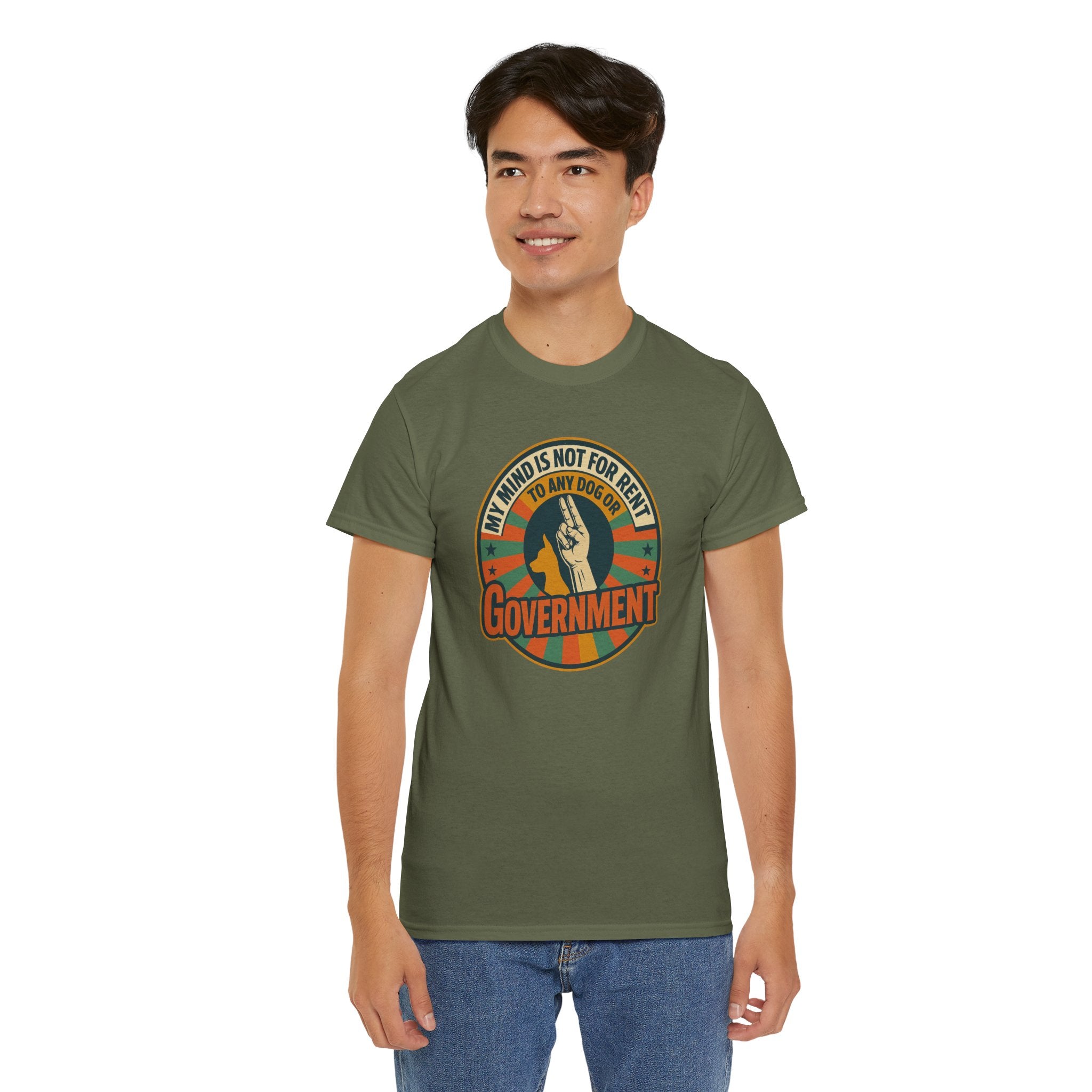 'My Mind is Not for Rent' Graphic T-Shirt, Political T-Shirt, Funny Gift, Protest Wear, Casual Apparel