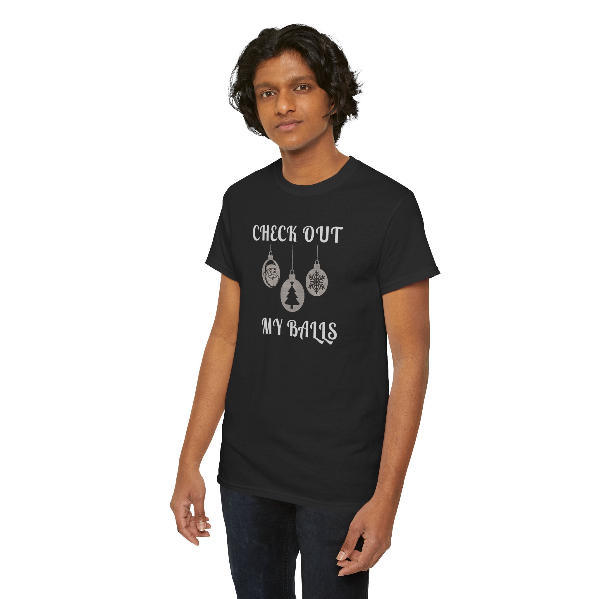 Funny Christmas Tee, Holiday Humor T-Shirt, Unisex Cotton T-Shirt, Gift for Him, Quirky Christmas Apparel