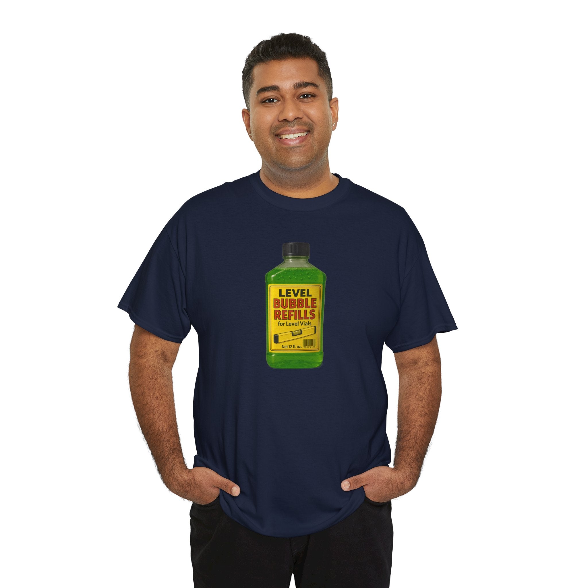 Level Bubbles Refill Gag T-shirt, Fun T-Shirt for Bubble Lovers,  Car Lovers, or just lovers. Casual Wear, Gift for Kids and Adults, Birthday, Summer Fun
