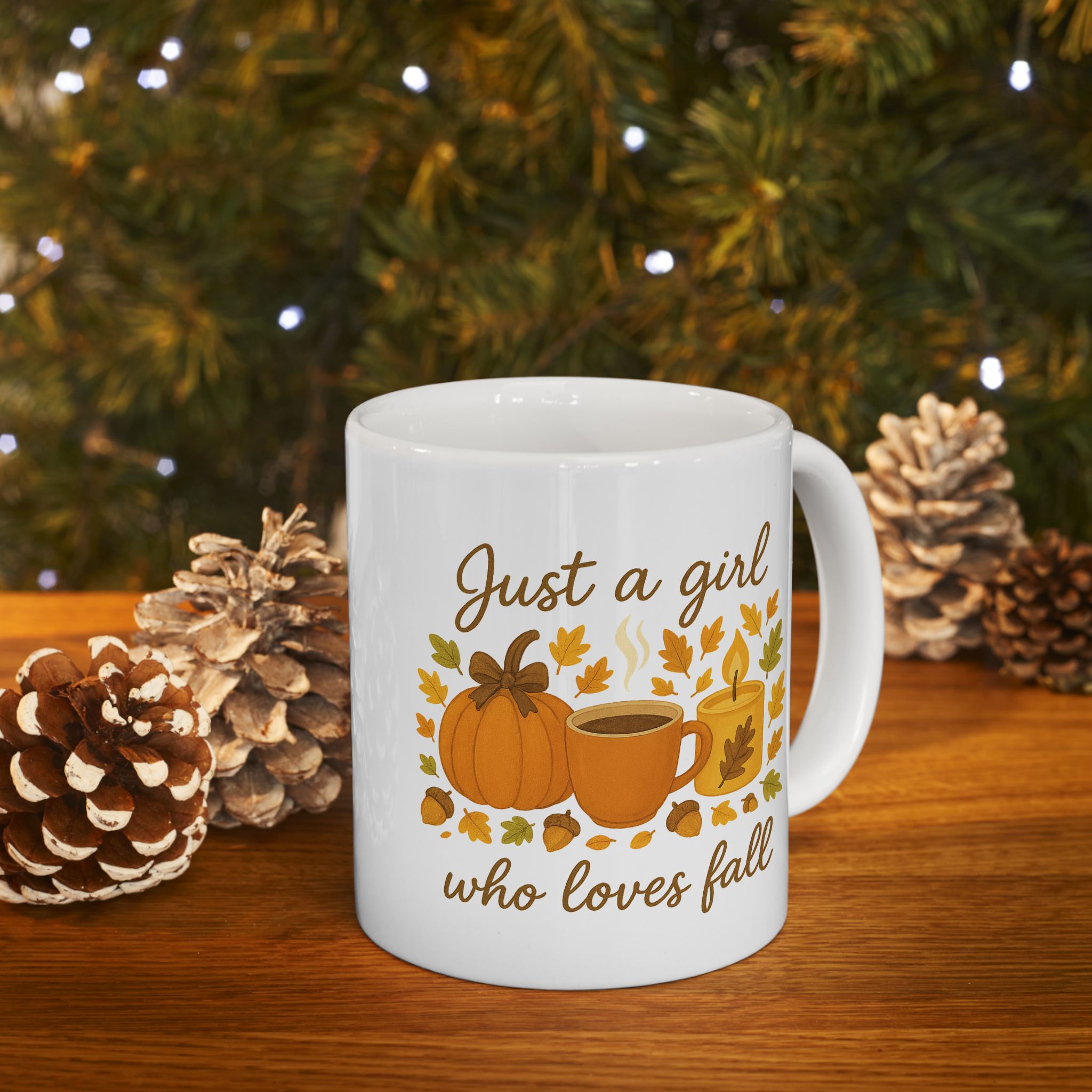 Fall Pumpkin Ceramic Mug, Autumn Coffee Cup, Seasonal Gift, Cozy Home Décor, Thanksgiving Mug, Fall Harvest Tea Mug