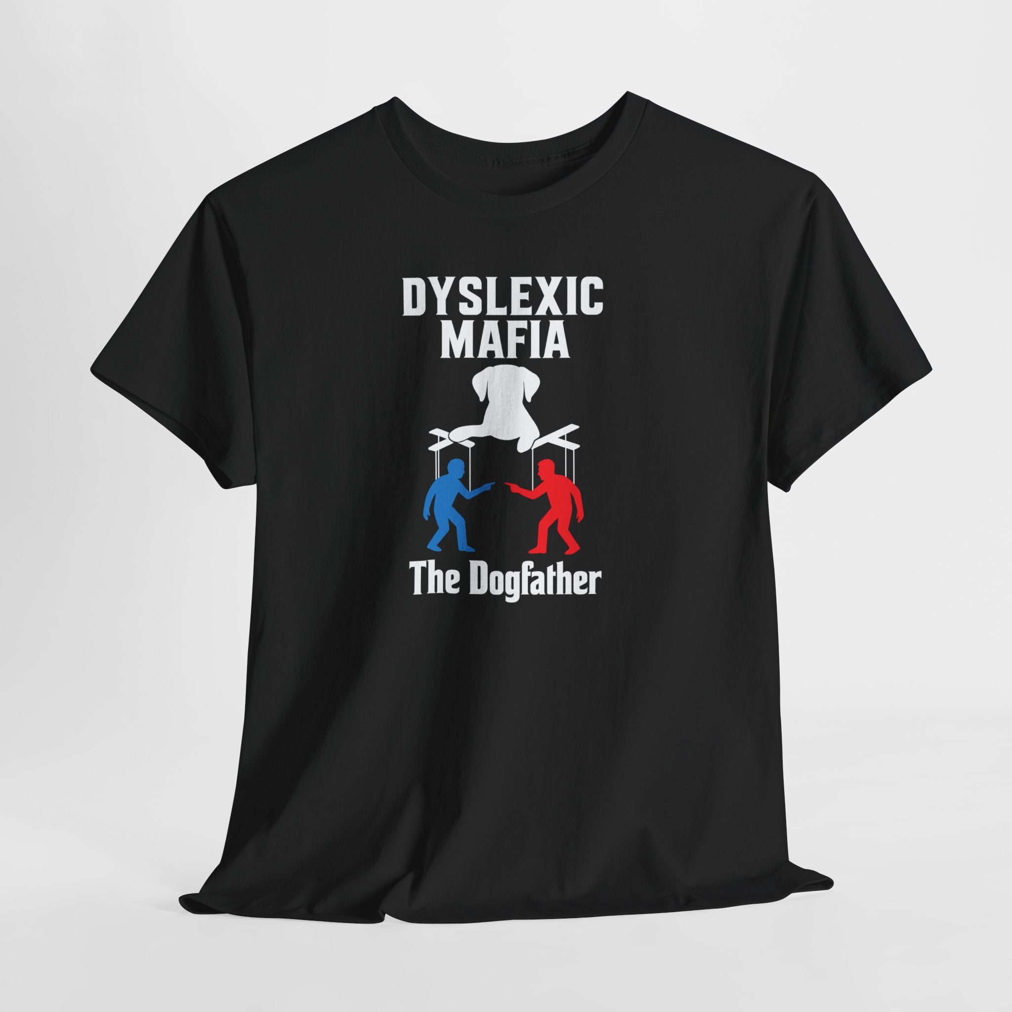 Funny Mafia Unisex Tee, Cool Graphic T-Shirt, Funny Gift for Dyslexics, Humor Tee, Casual Wear, Unique Statement Shirt