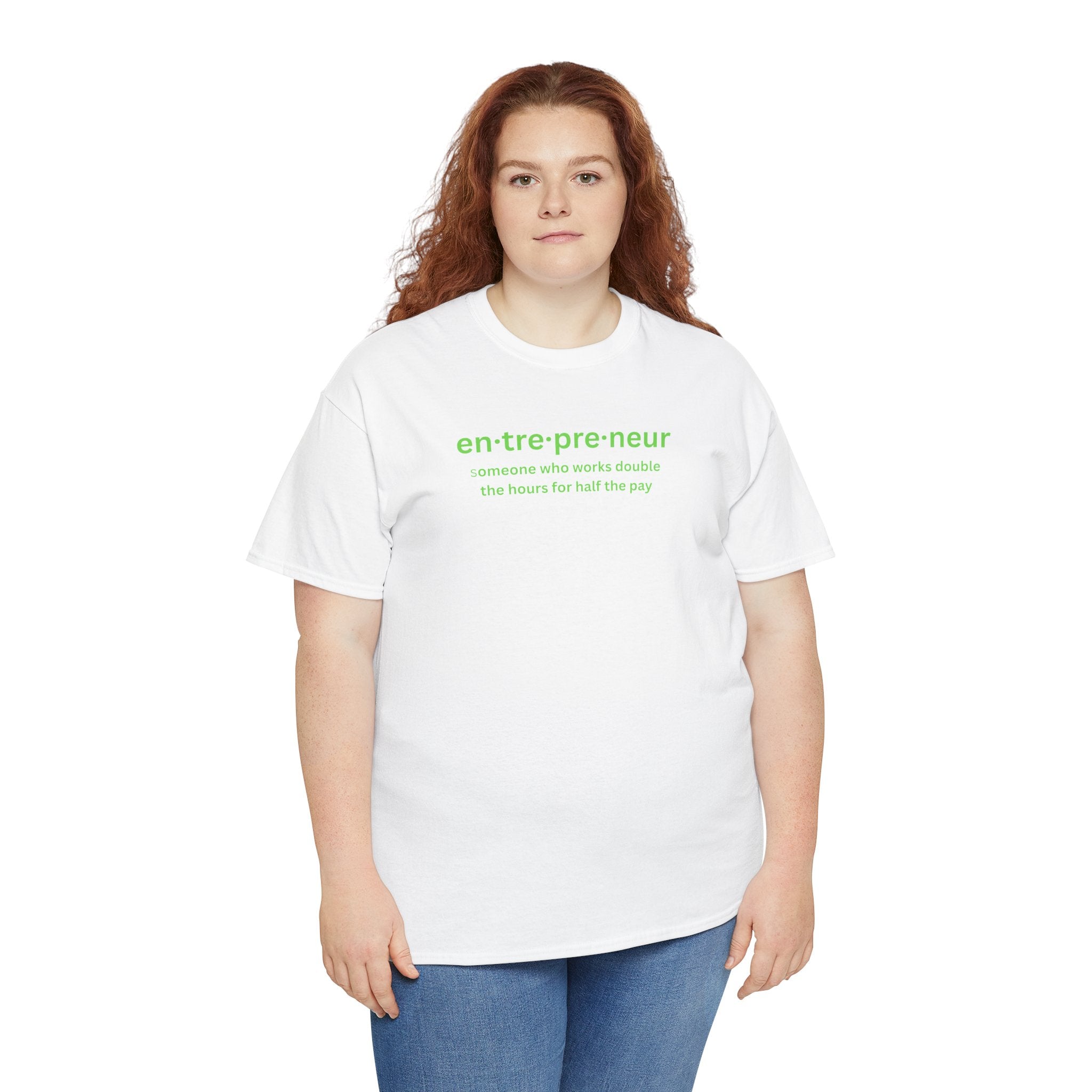 Unisex Entrepreneur T-shirt - Motivational Cotton Shirt for Creatives, Stylish Gift for Graduations, Birthdays, Work Events, Casual Wear