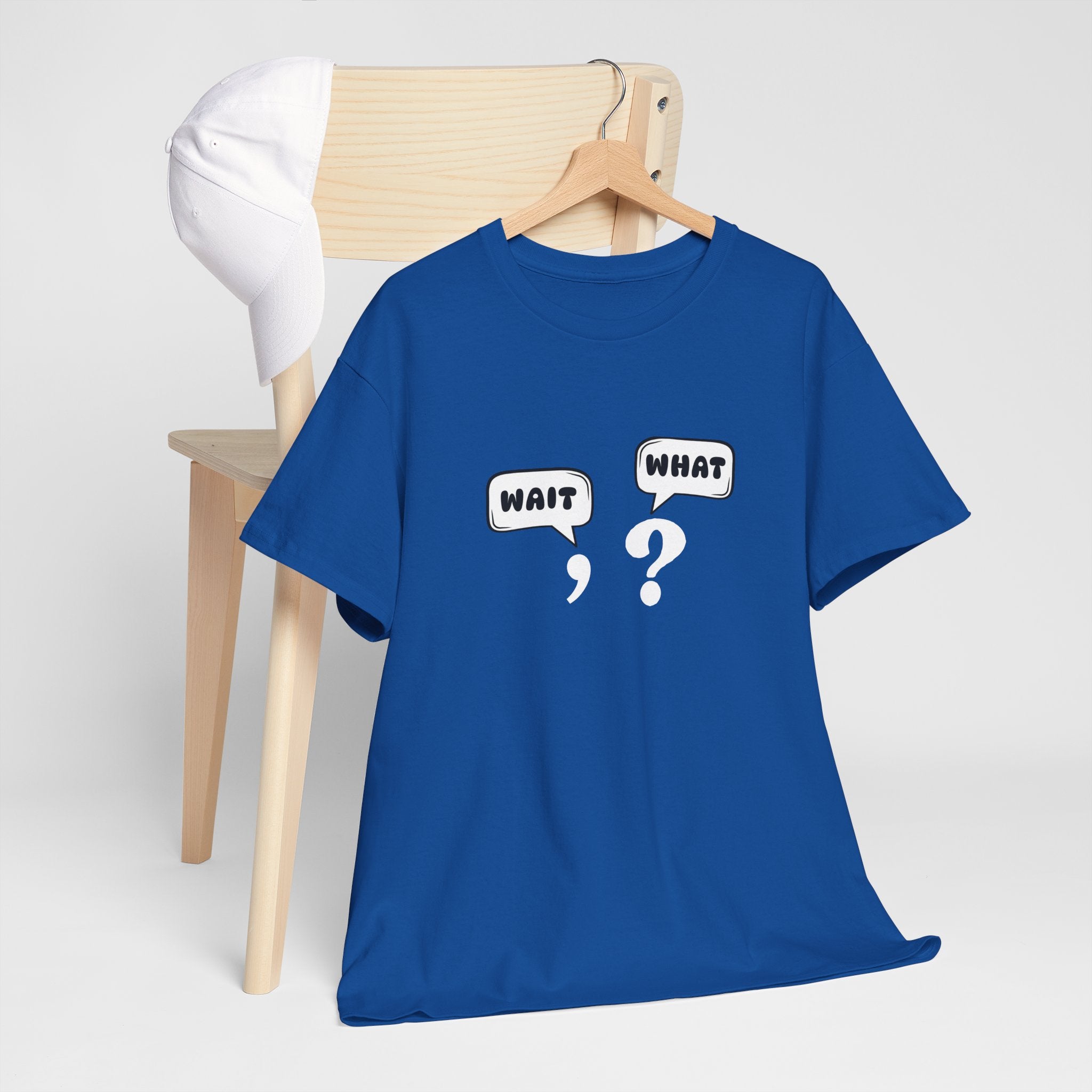 Unisex Tee with Whimsical Quote | Funny Cotton T-shirt for Casual Outings, Gift for Friends, Teachers, Nerds, Grammar, Birthday Present, Everyday Wear