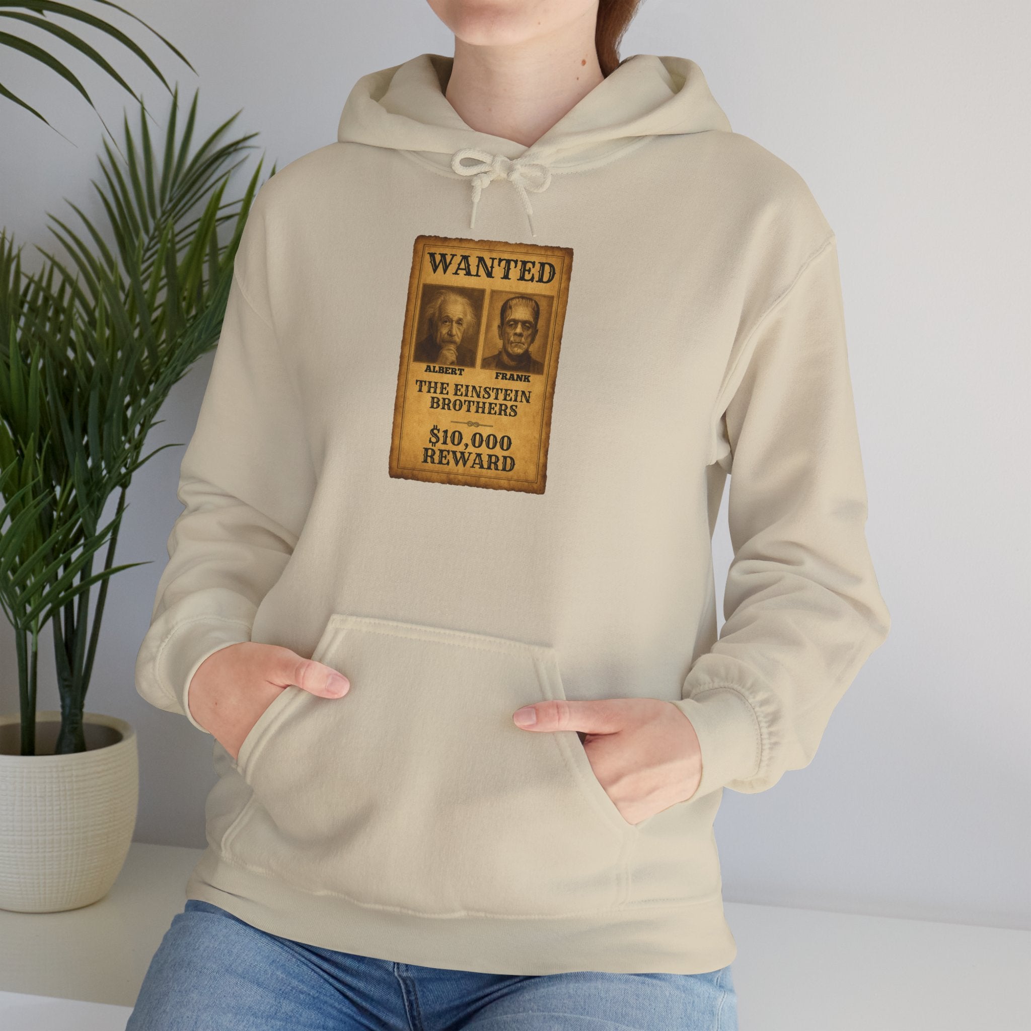 Wanted - The Einstein Brothers  Heavy Blend Hooded Sweatshirt
