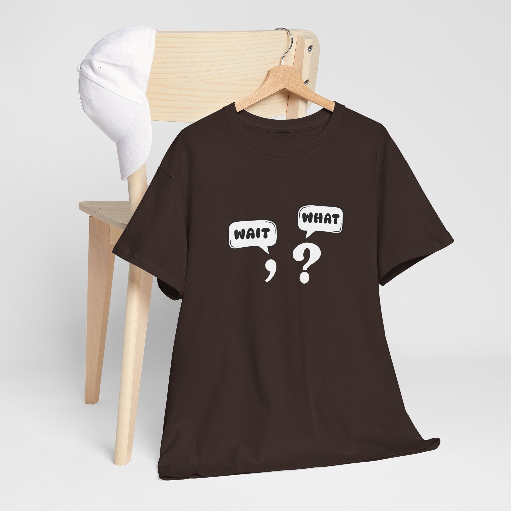 Unisex Tee with Whimsical Quote | Funny Cotton T-shirt for Casual Outings, Gift for Friends, Teachers, Nerds, Grammar, Birthday Present, Everyday Wear