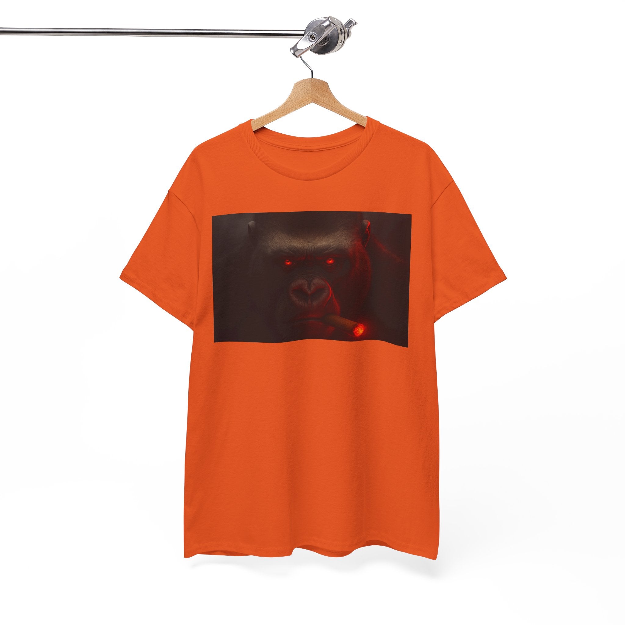 Beast Mode Gorilla - Unisex Heavy Cotton Shirt, Spooky Halloween Gift, Graphic T-Shirt, Casual Wear, Unique Design