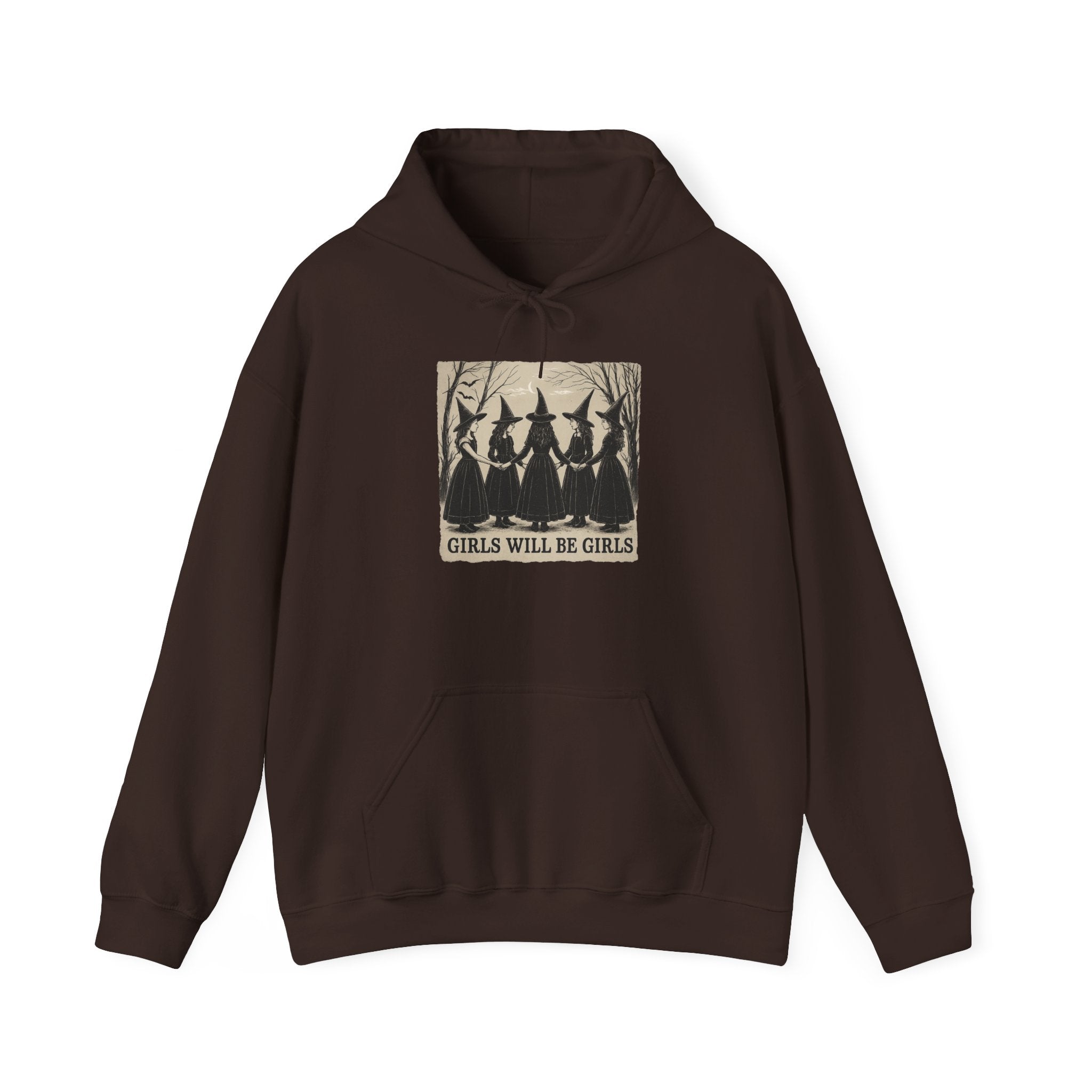 Spooky Witch Sisters Hoodie - Cozy Unisex Sweatshirt, Halloween Apparel, Witchy Gift, Fall Fashion, Girls Night Out