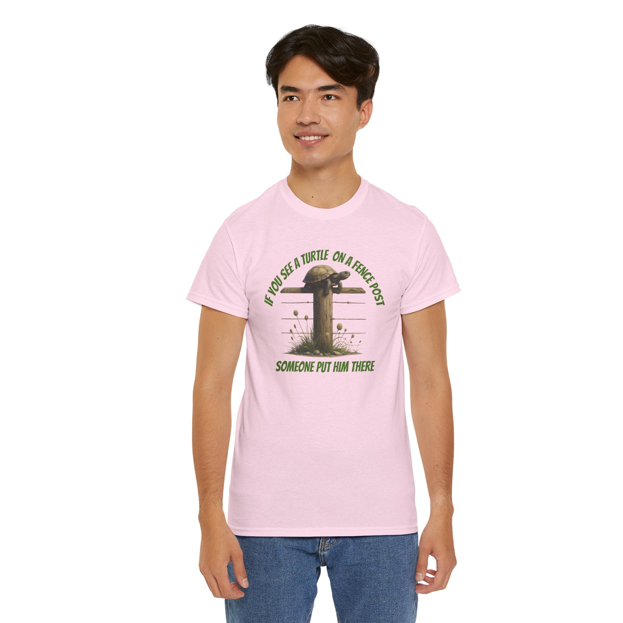 Whimsical Turtle Tee - Funny Animal T-Shirt, Gift for Nature Lovers, Deep Thoughts, Unique Casual Wear