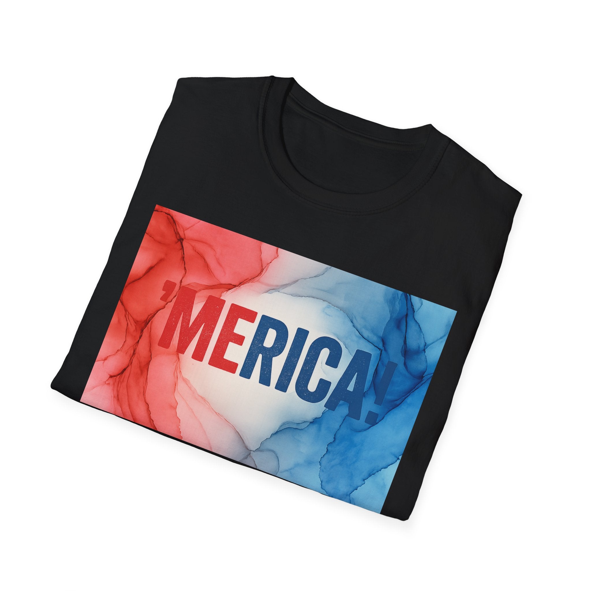 Patriotic Unisex T-Shirt with Colorful Smoke Design, American Spirit Shirt, 4th of July Tee, Casual Summer Top, Gift for Patriotic Holidays