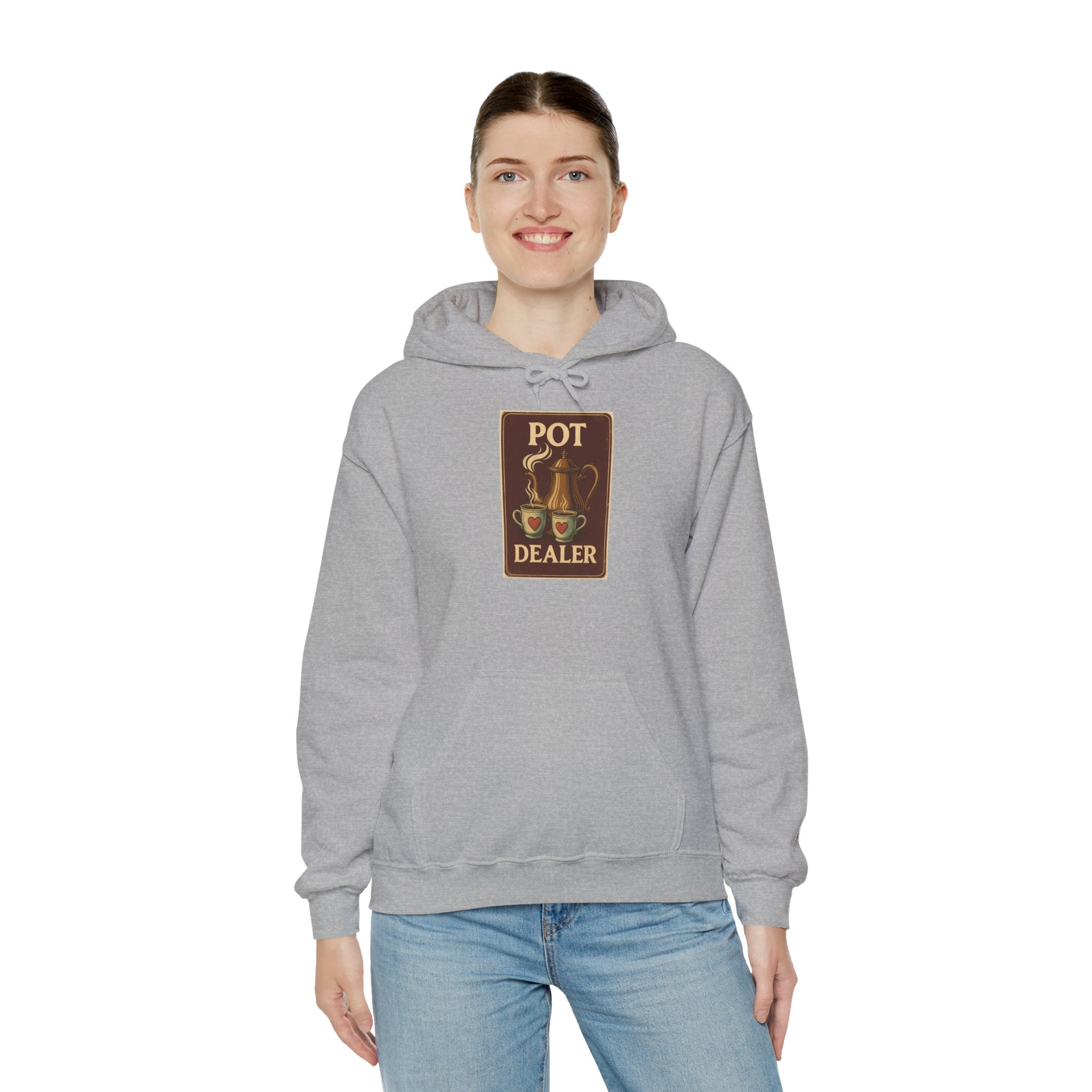 Pot Dealer Hoodie, Funny Gift, Unisex Sweatshirt Hoodie , Cozy Casual Wear, Perfect for Coffee Lovers