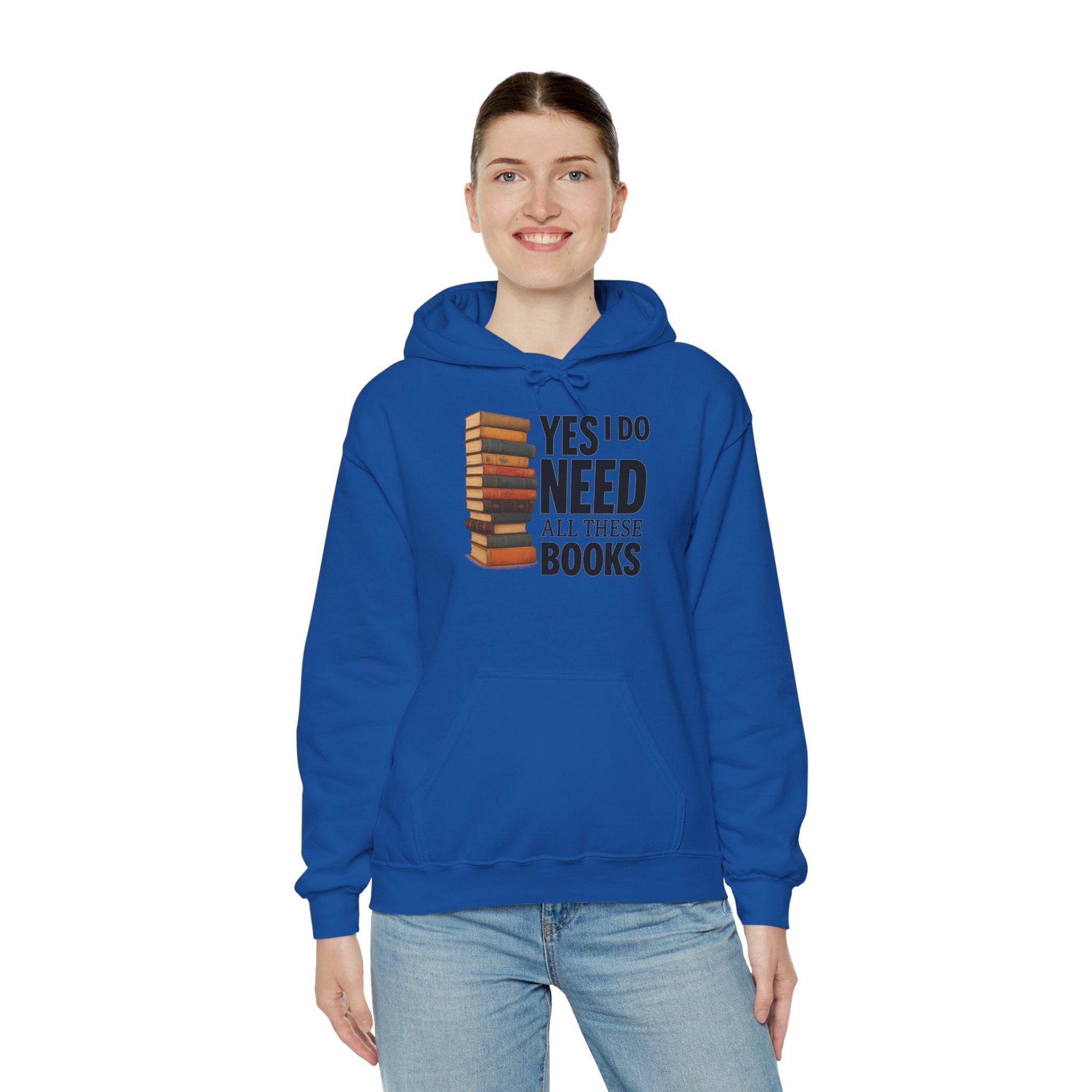 Book Lover's Cozy Hoodie – Perfect for Readers, Gifts for Bibliophiles, Reading Retreats, Book Events, Library Lovers, Literary Apparel