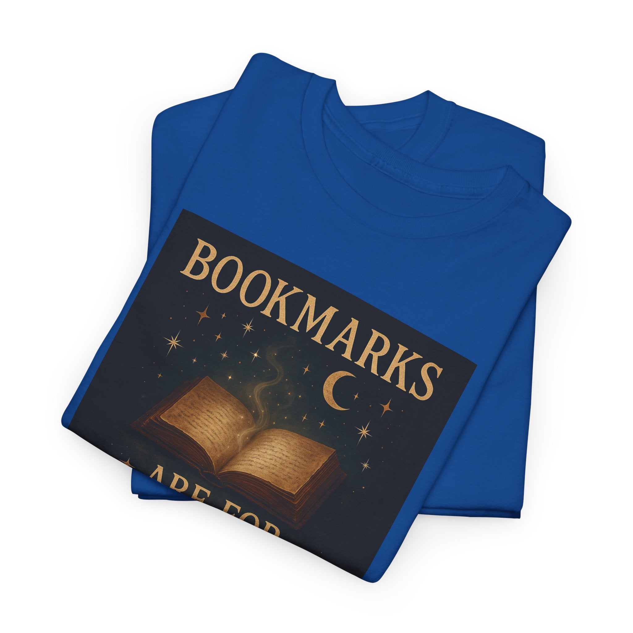 Bookmarks are for Quitters Unisex Cotton Tee, Funny Gift, Reading Shirt, Literary Quote Apparel, Bookworm Fashion, Cute Book Shirt