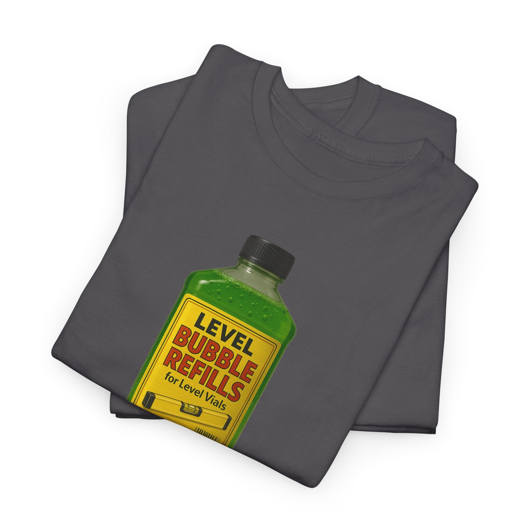 Level Bubbles Refill Gag T-shirt, Fun T-Shirt for Bubble Lovers,  Car Lovers, or just lovers. Casual Wear, Gift for Kids and Adults, Birthday, Summer Fun