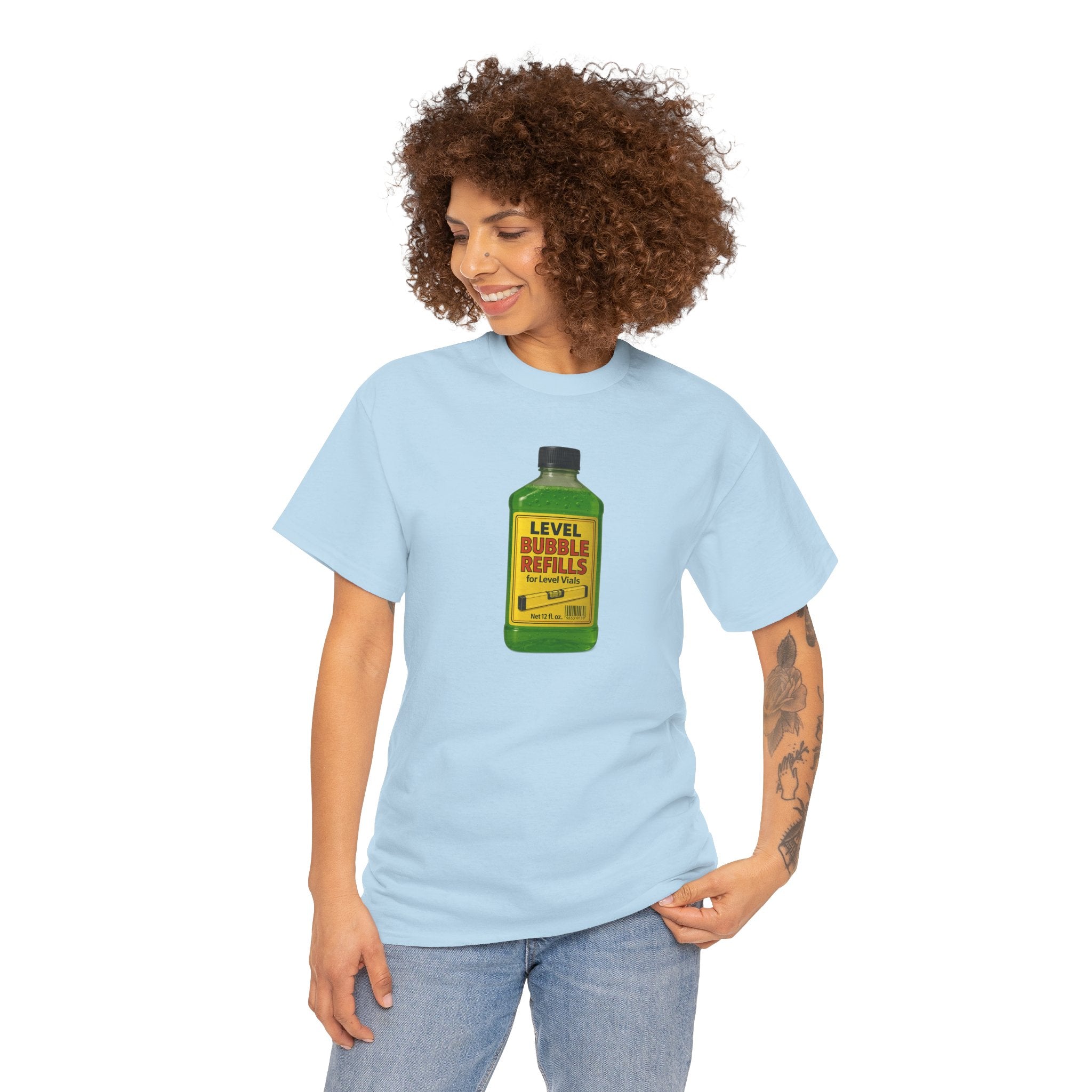 Level Bubbles Refill Gag T-shirt, Fun T-Shirt for Bubble Lovers,  Car Lovers, or just lovers. Casual Wear, Gift for Kids and Adults, Birthday, Summer Fun