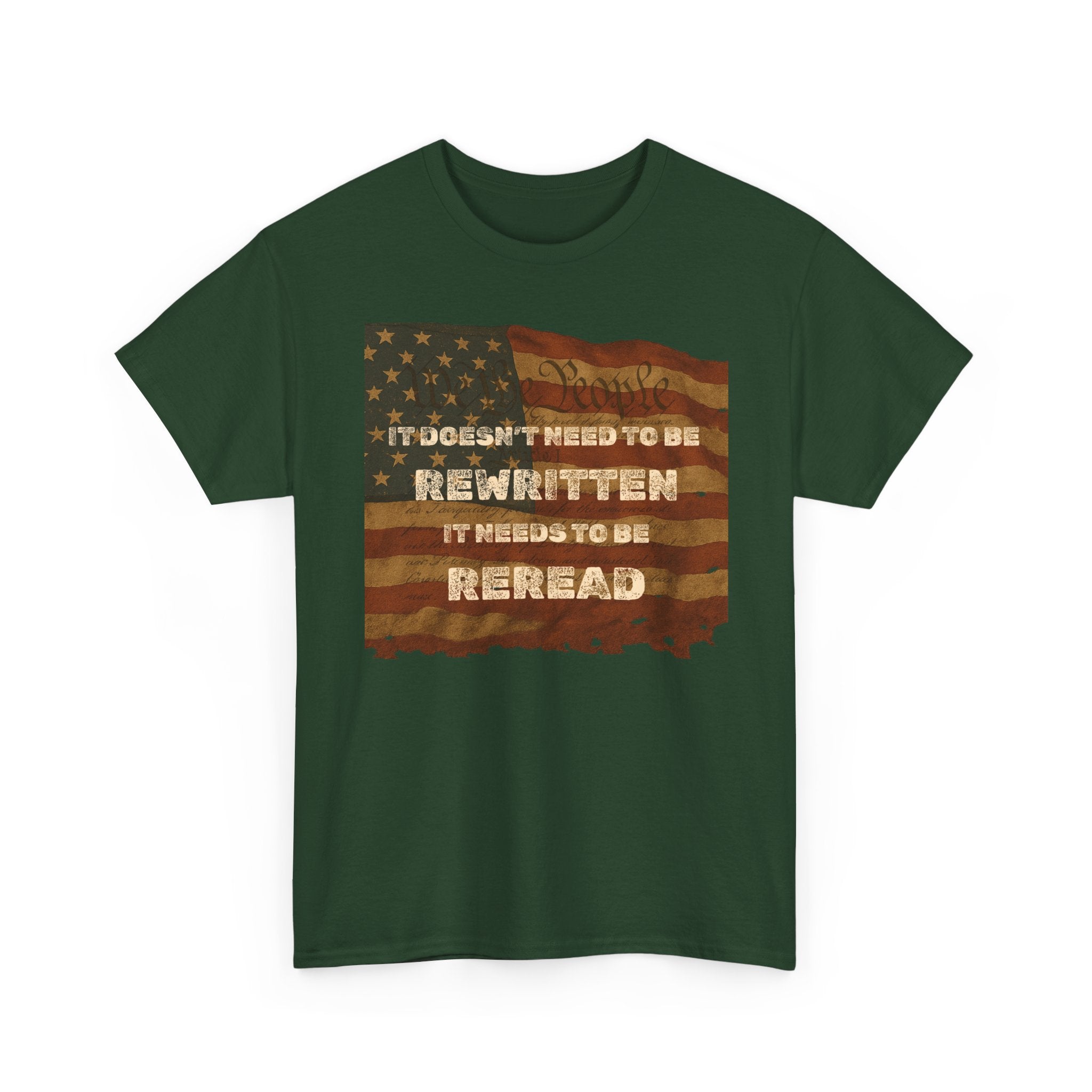 Patriotic Unisex Cotton Tee | Inspirational T-Shirt for Everyday Wear, Gifts, and Celebrations