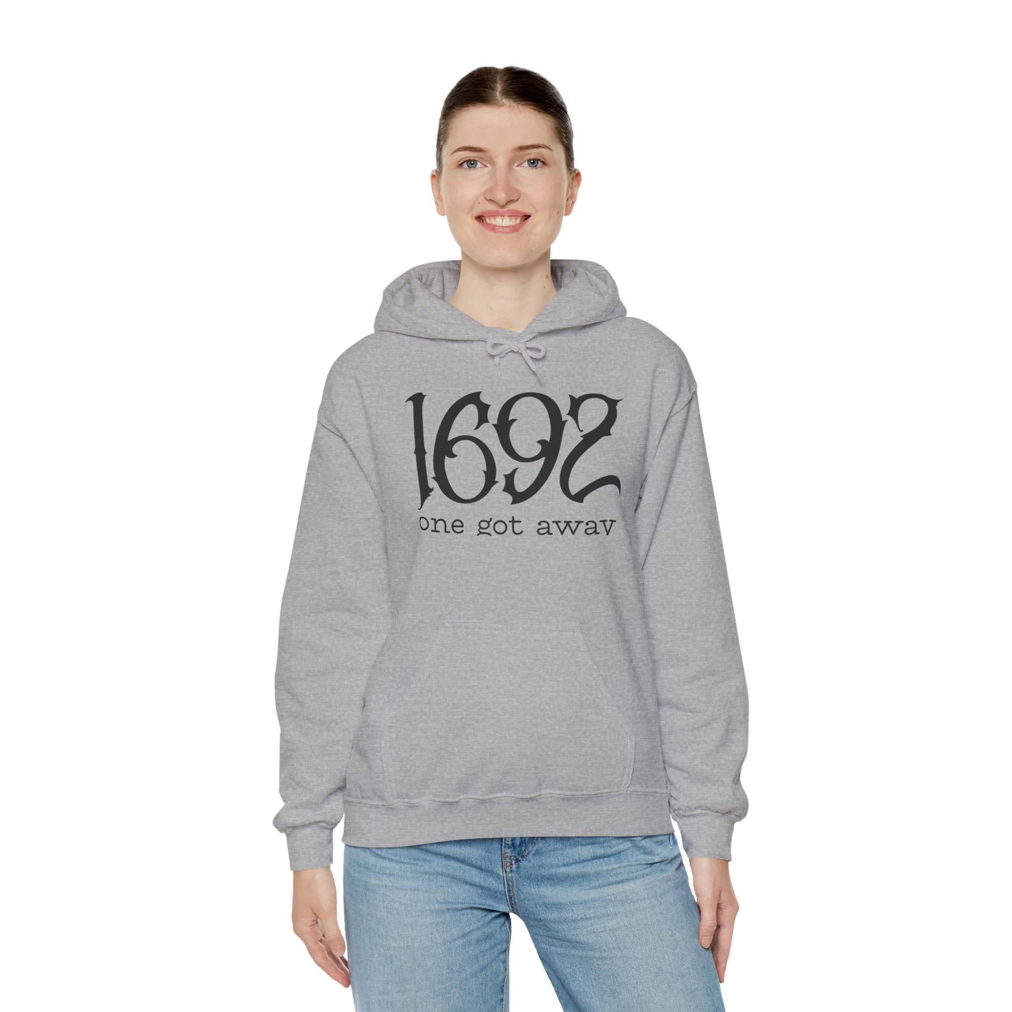 Witch Trials '1692 One Got Away' Design – Cozy Layer for Casual Outings, Gifts, Fall Fashion, Halloween