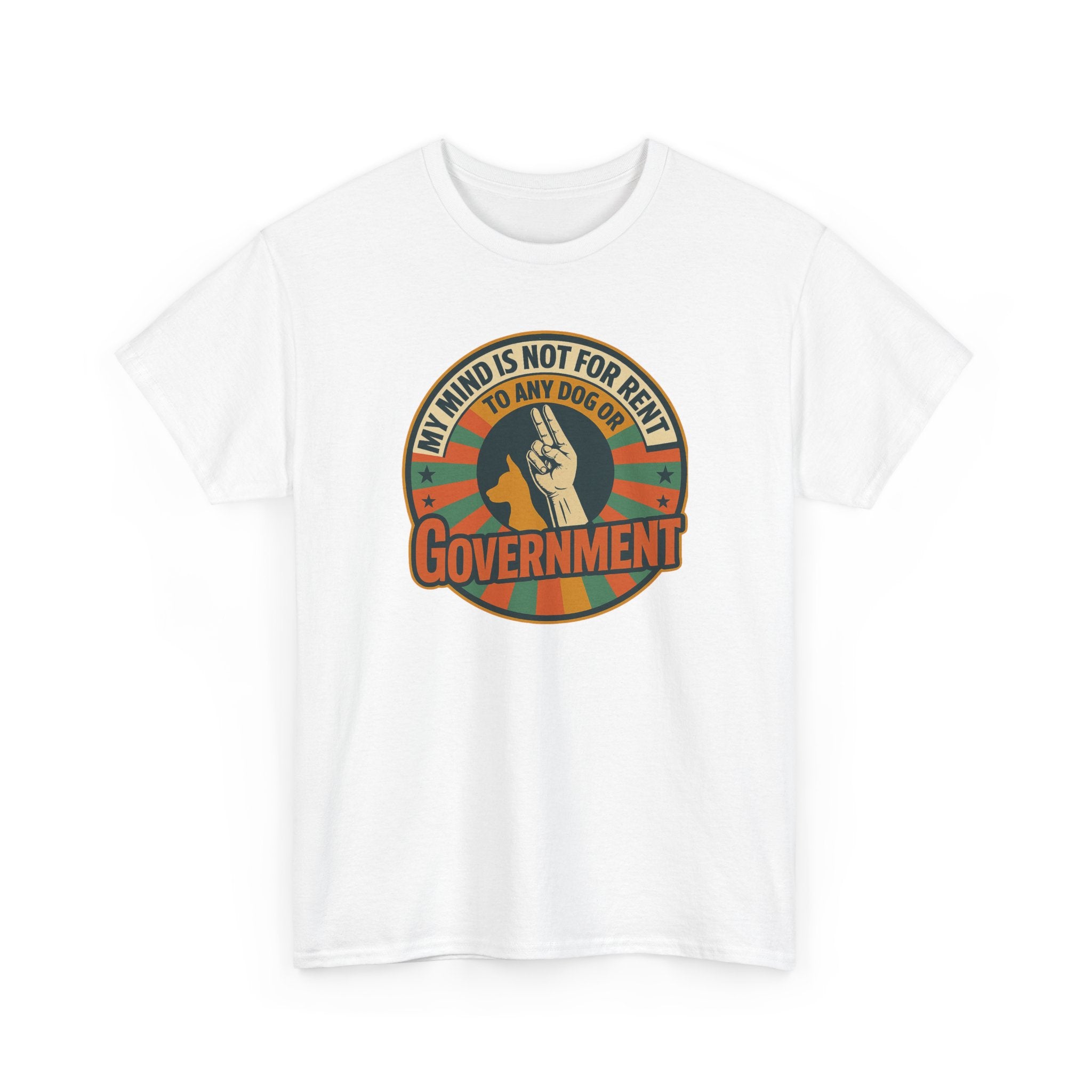 'My Mind is Not for Rent' Graphic T-Shirt, Political T-Shirt, Funny Gift, Protest Wear, Casual Apparel