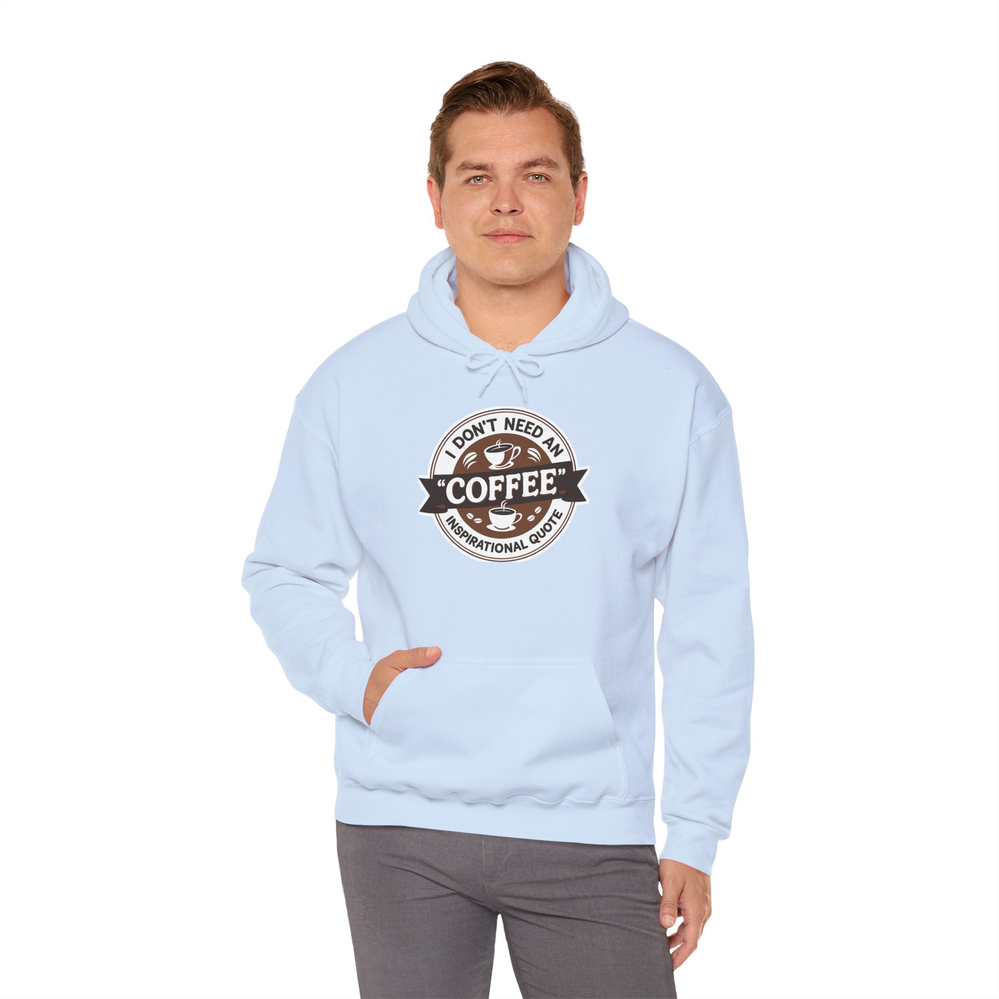 No Inspirational Quotes, just Coffee - Coffee Lovers Unisex Hoodie, Cozy Sweatshirt for Coffee Enthusiasts, Gift for Birthdays, Relaxed Vibe, Perfect for Chill Days