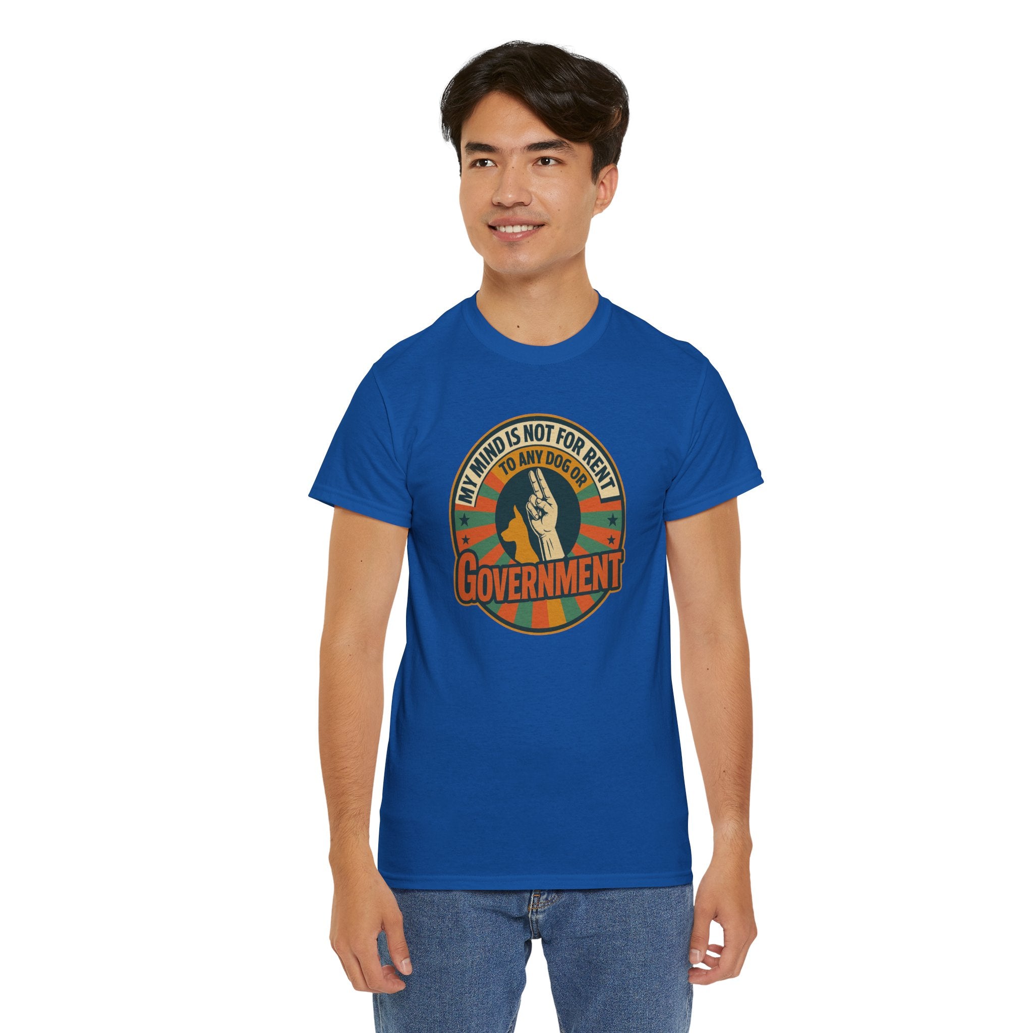 'My Mind is Not for Rent' Graphic T-Shirt, Political T-Shirt, Funny Gift, Protest Wear, Casual Apparel