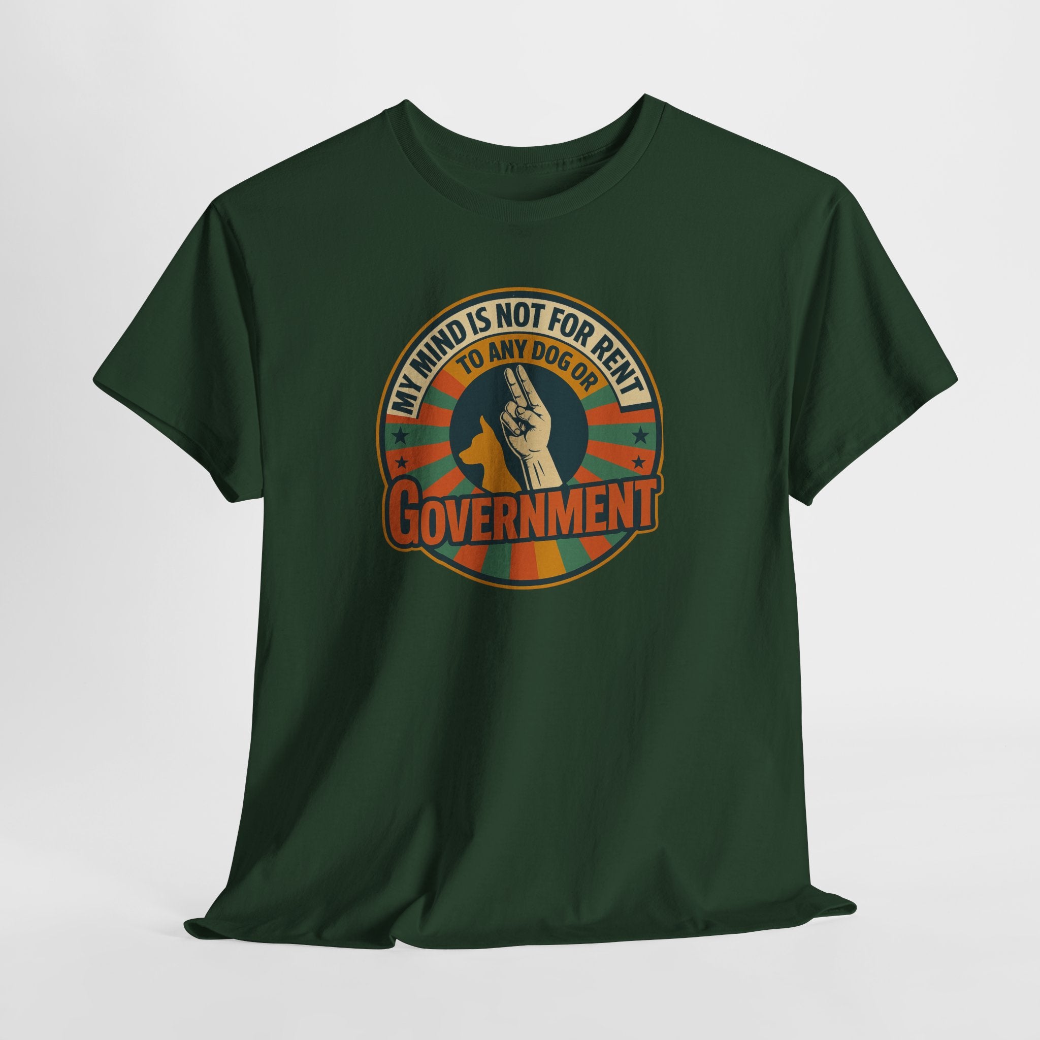 'My Mind is Not for Rent' Graphic T-Shirt, Political T-Shirt, Funny Gift, Protest Wear, Casual Apparel
