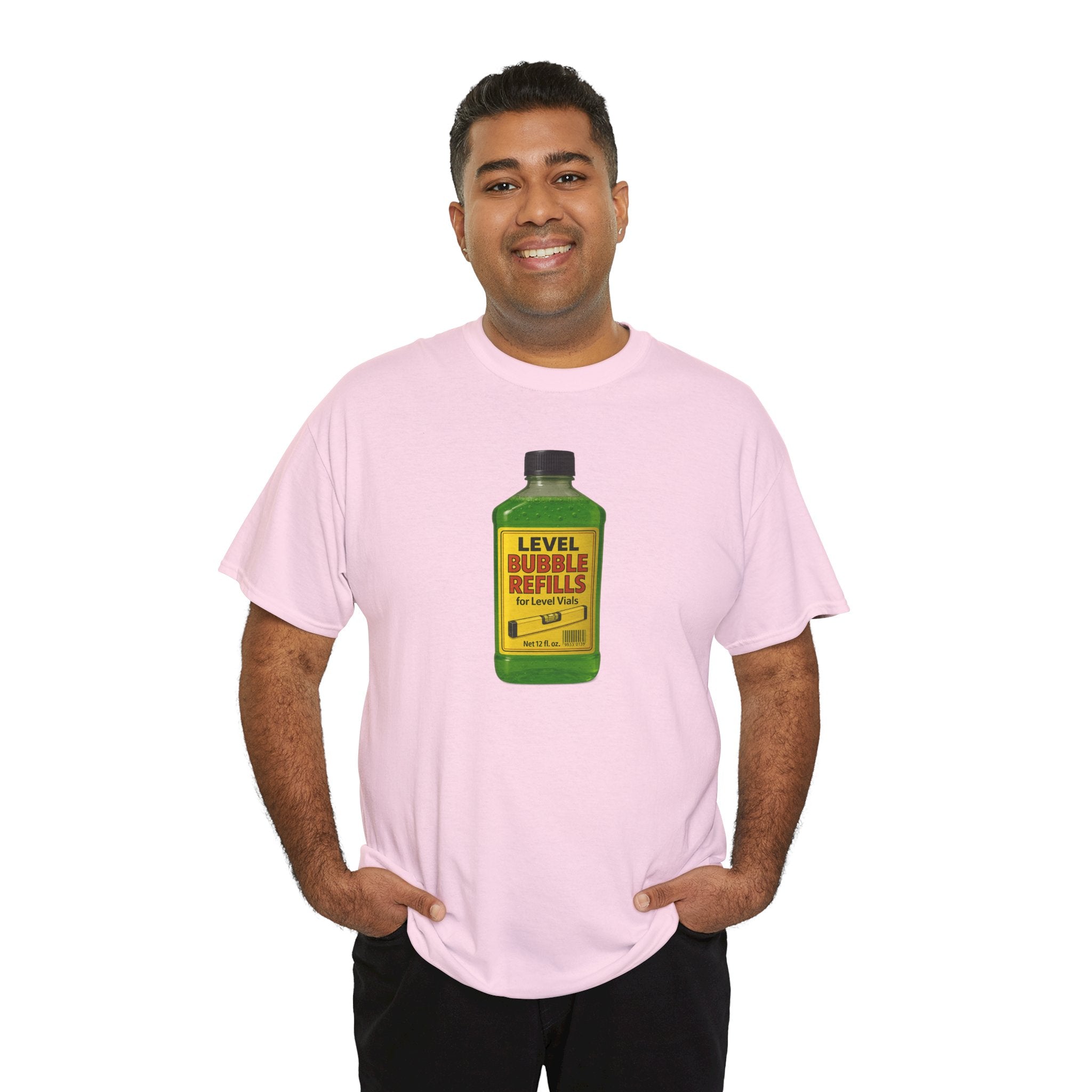 Level Bubbles Refill Gag T-shirt, Fun T-Shirt for Bubble Lovers,  Car Lovers, or just lovers. Casual Wear, Gift for Kids and Adults, Birthday, Summer Fun