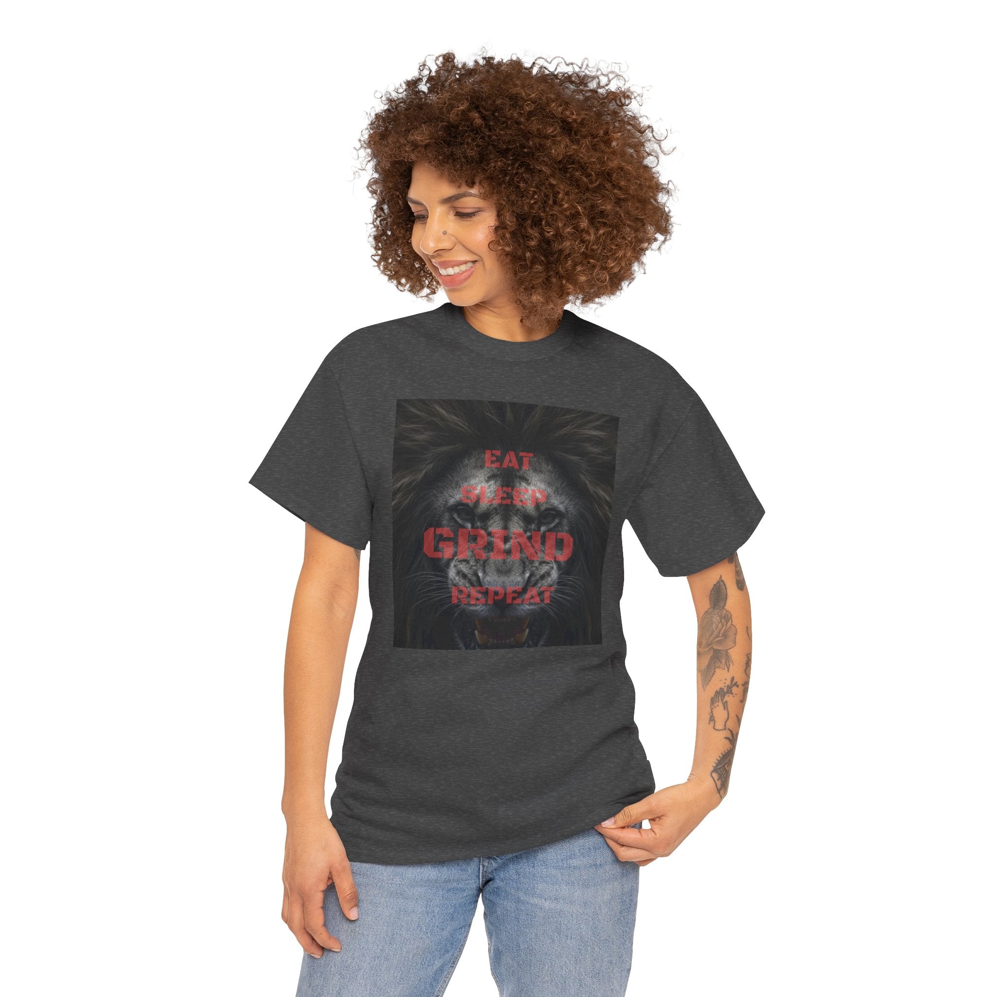 Eat, Sleep, Grind, Repeat Motivational Unisex T-shirt -  Streetwear, Gift for Fitness Lovers, Entrepreneur's, Casual Wear, Motivation Shirt