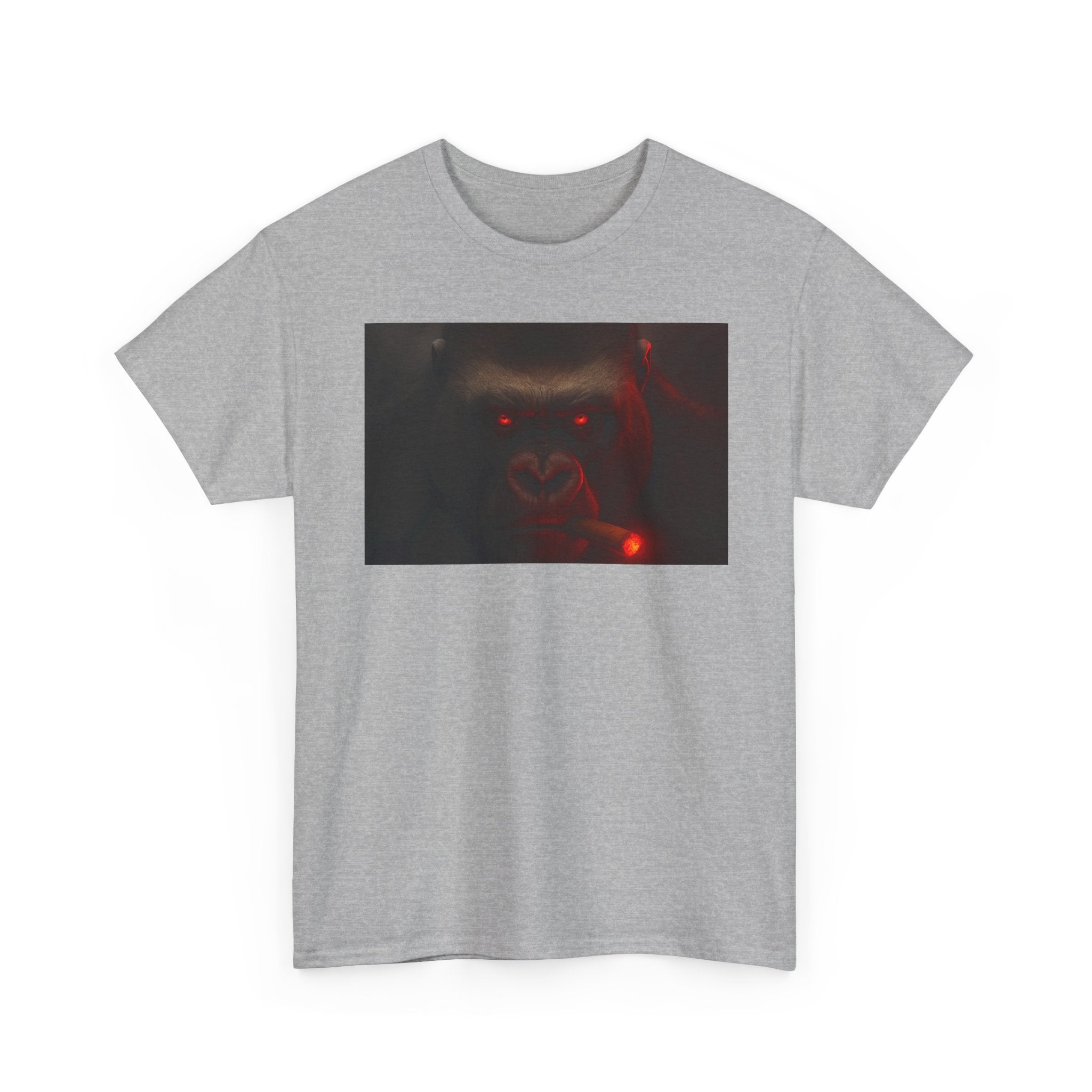 Beast Mode Gorilla - Unisex Heavy Cotton Shirt, Spooky Halloween Gift, Graphic T-Shirt, Casual Wear, Unique Design