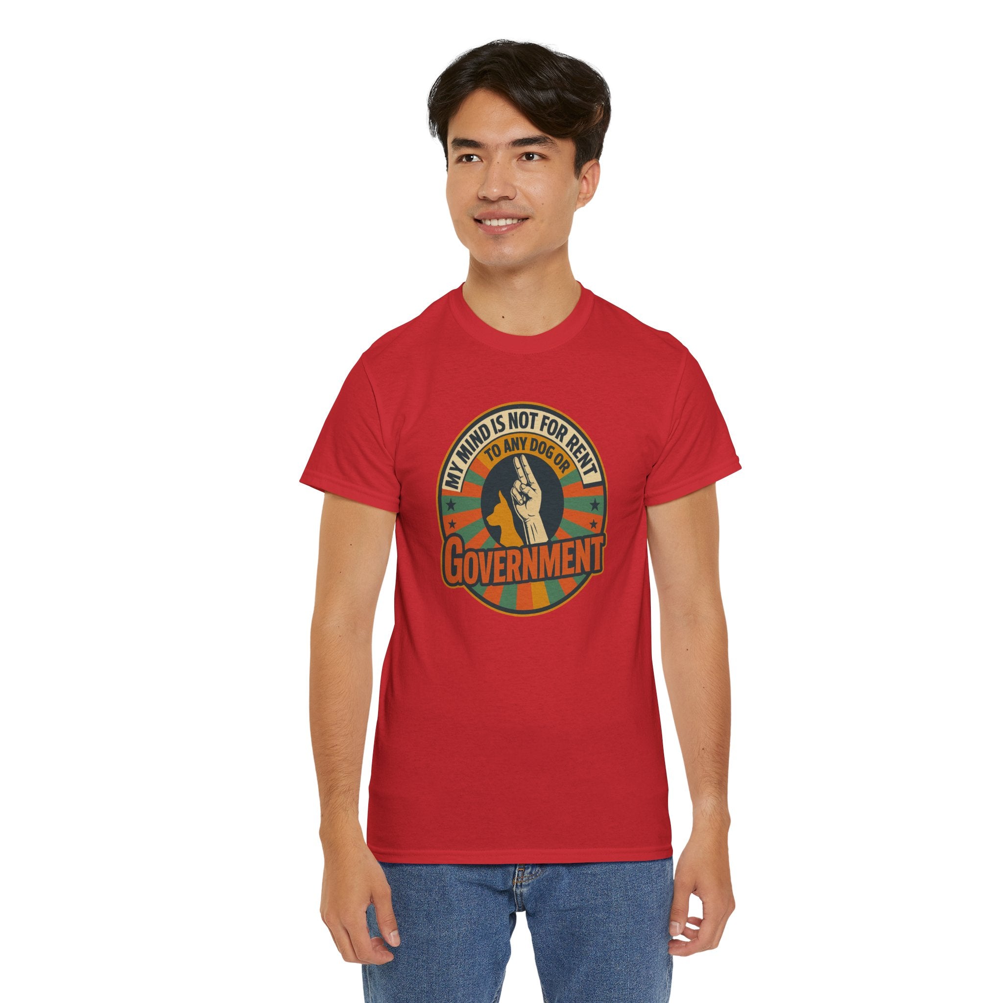 'My Mind is Not for Rent' Graphic T-Shirt, Political T-Shirt, Funny Gift, Protest Wear, Casual Apparel