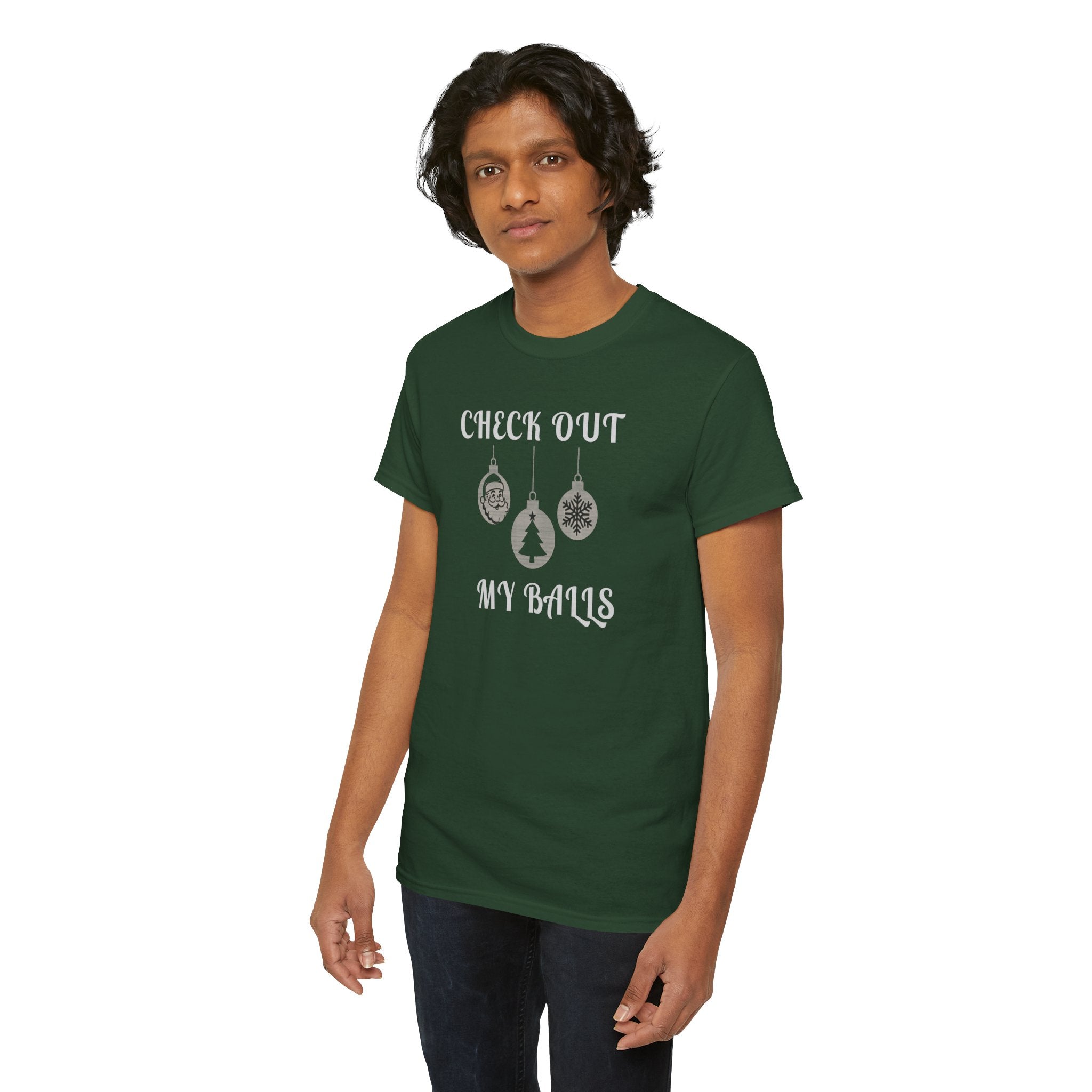 Funny Christmas Tee, Holiday Humor T-Shirt, Unisex Cotton T-Shirt, Gift for Him, Quirky Christmas Apparel