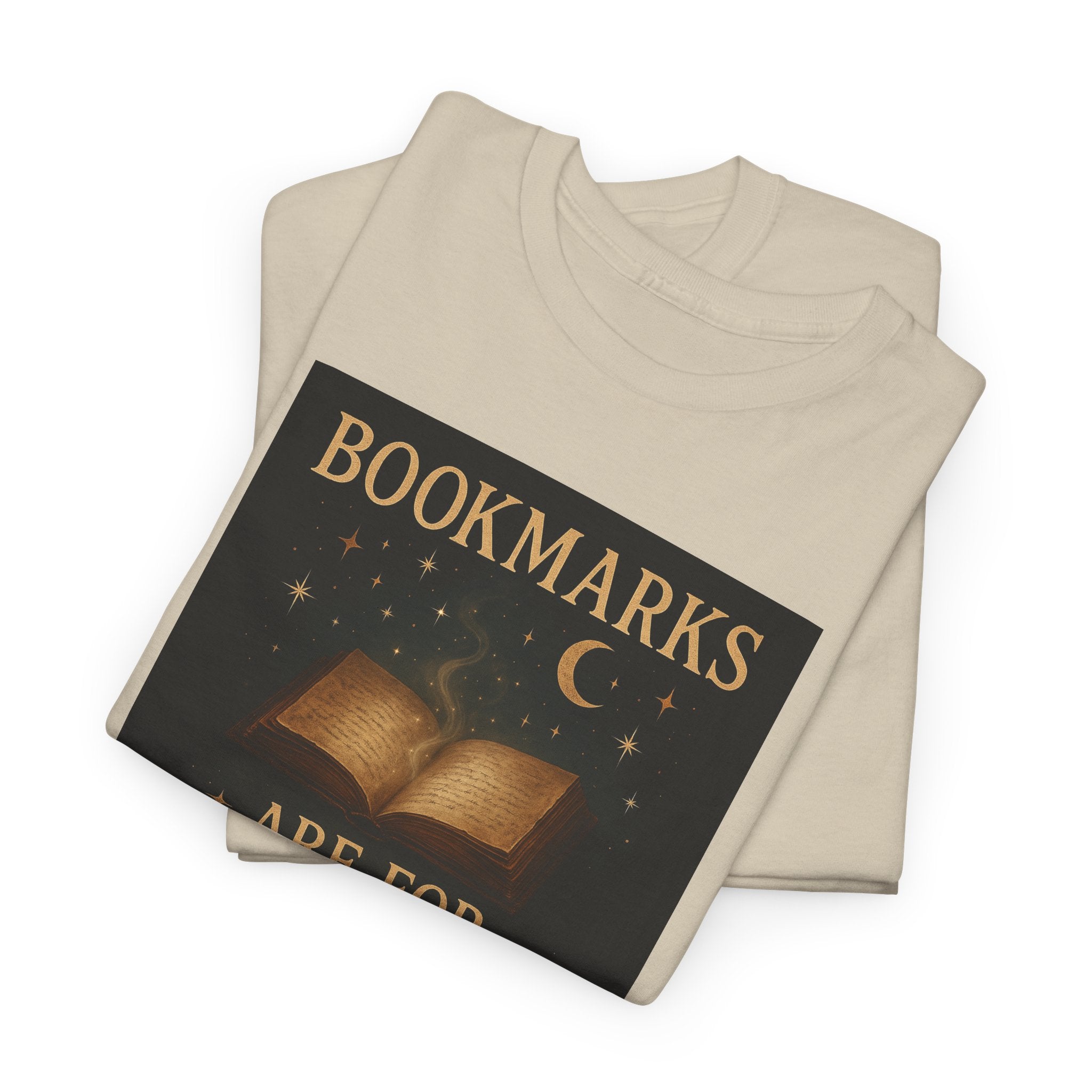 Bookmarks are for Quitters Unisex Cotton Tee, Funny Gift, Reading Shirt, Literary Quote Apparel, Bookworm Fashion, Cute Book Shirt