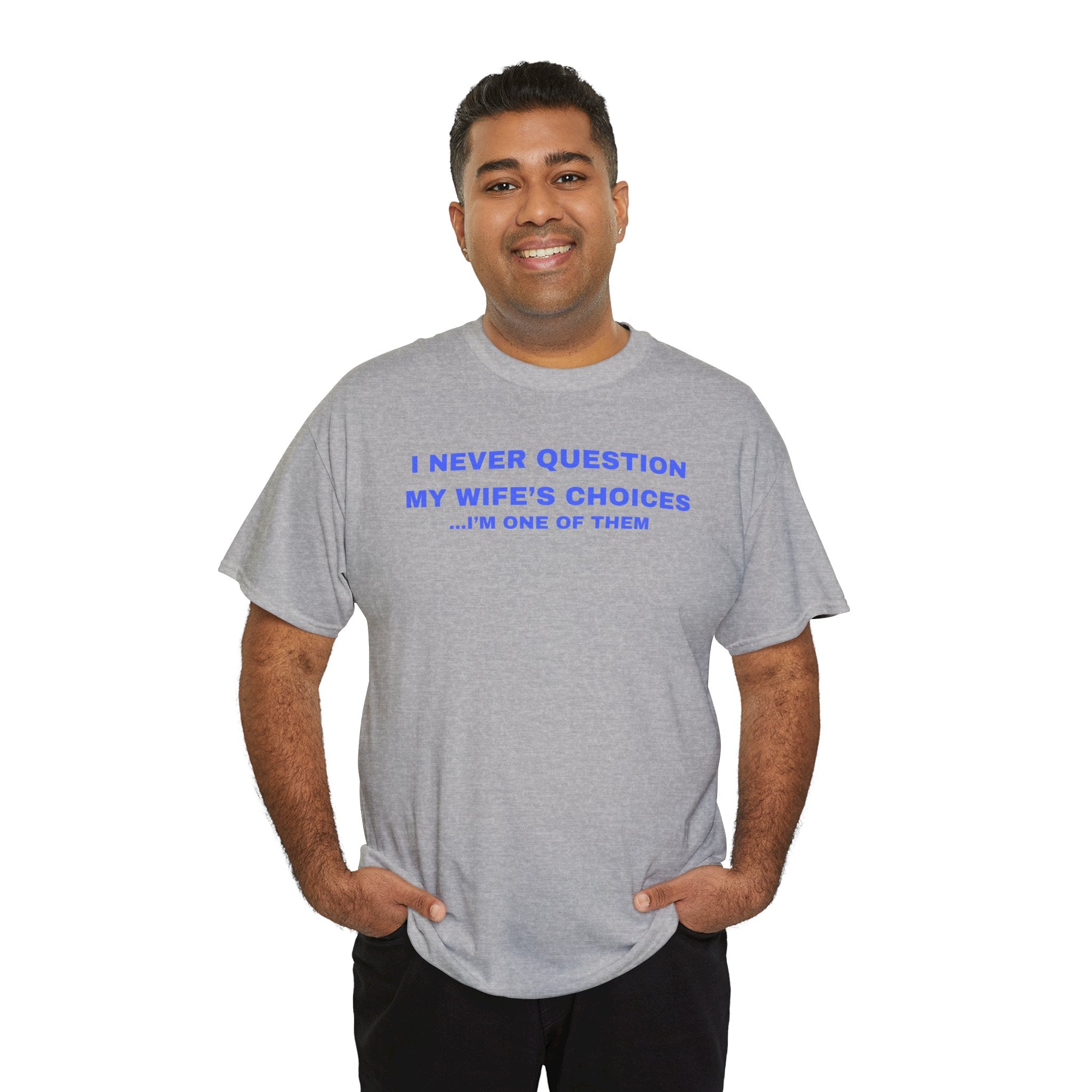 Humorous Unisex Cotton T-shirt - Perfect Gift for Couples, Giggles, Casual Wear, Everyday Fun