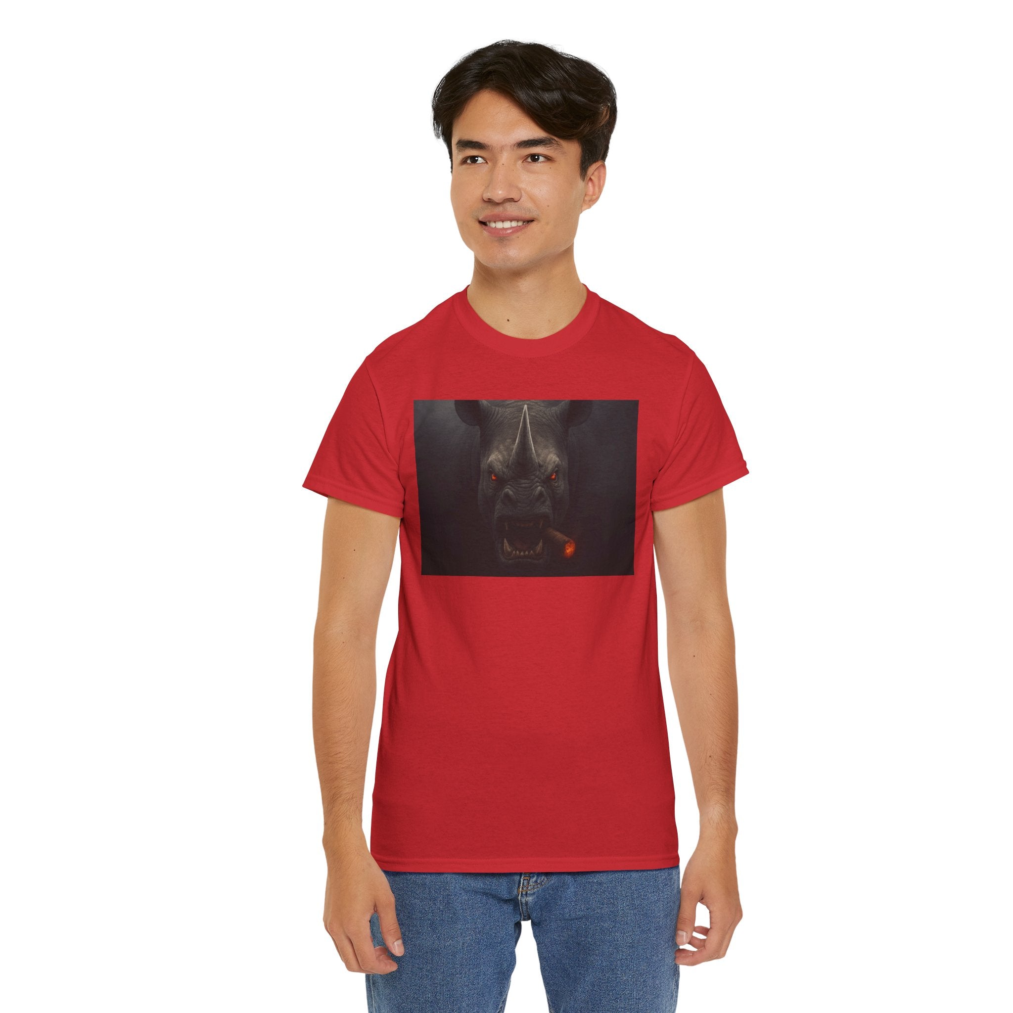 Boss Mode Engaged - Rhino Design | Graphic Tee, Cigar Lover, Father's Day Gift, Casual Wear
