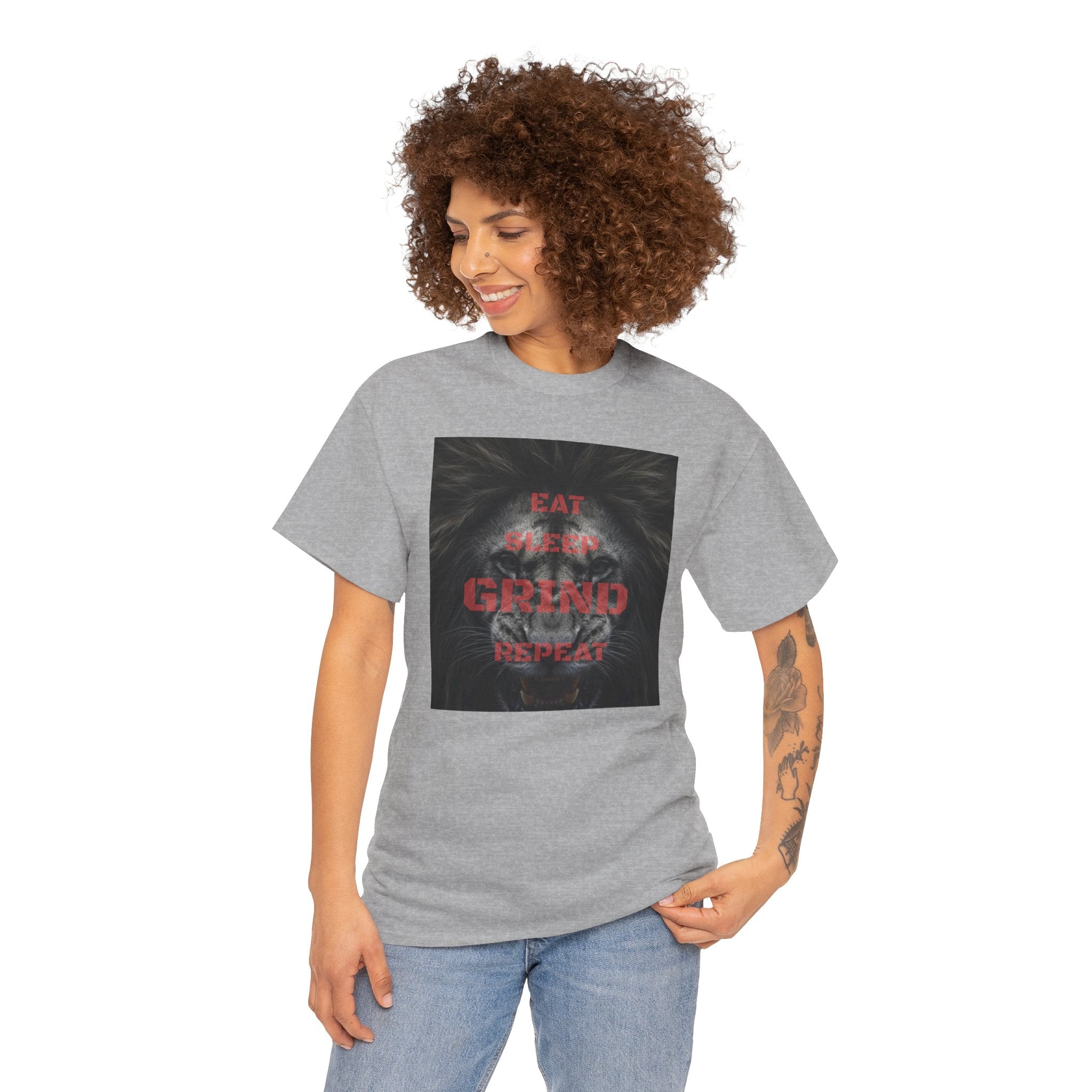 Eat, Sleep, Grind, Repeat Motivational Unisex T-shirt -  Streetwear, Gift for Fitness Lovers, Entrepreneur's, Casual Wear, Motivation Shirt