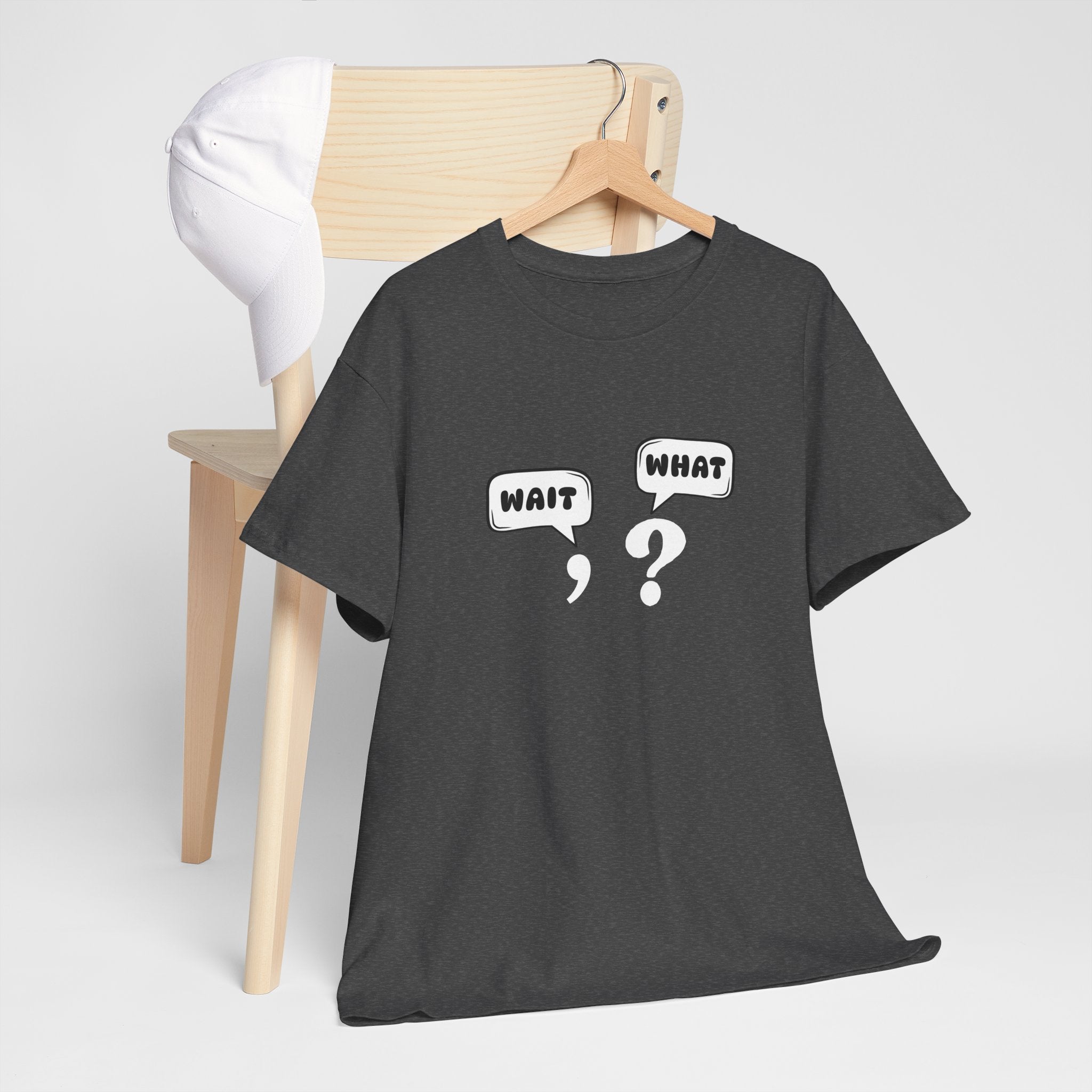 Unisex Tee with Whimsical Quote | Funny Cotton T-shirt for Casual Outings, Gift for Friends, Teachers, Nerds, Grammar, Birthday Present, Everyday Wear
