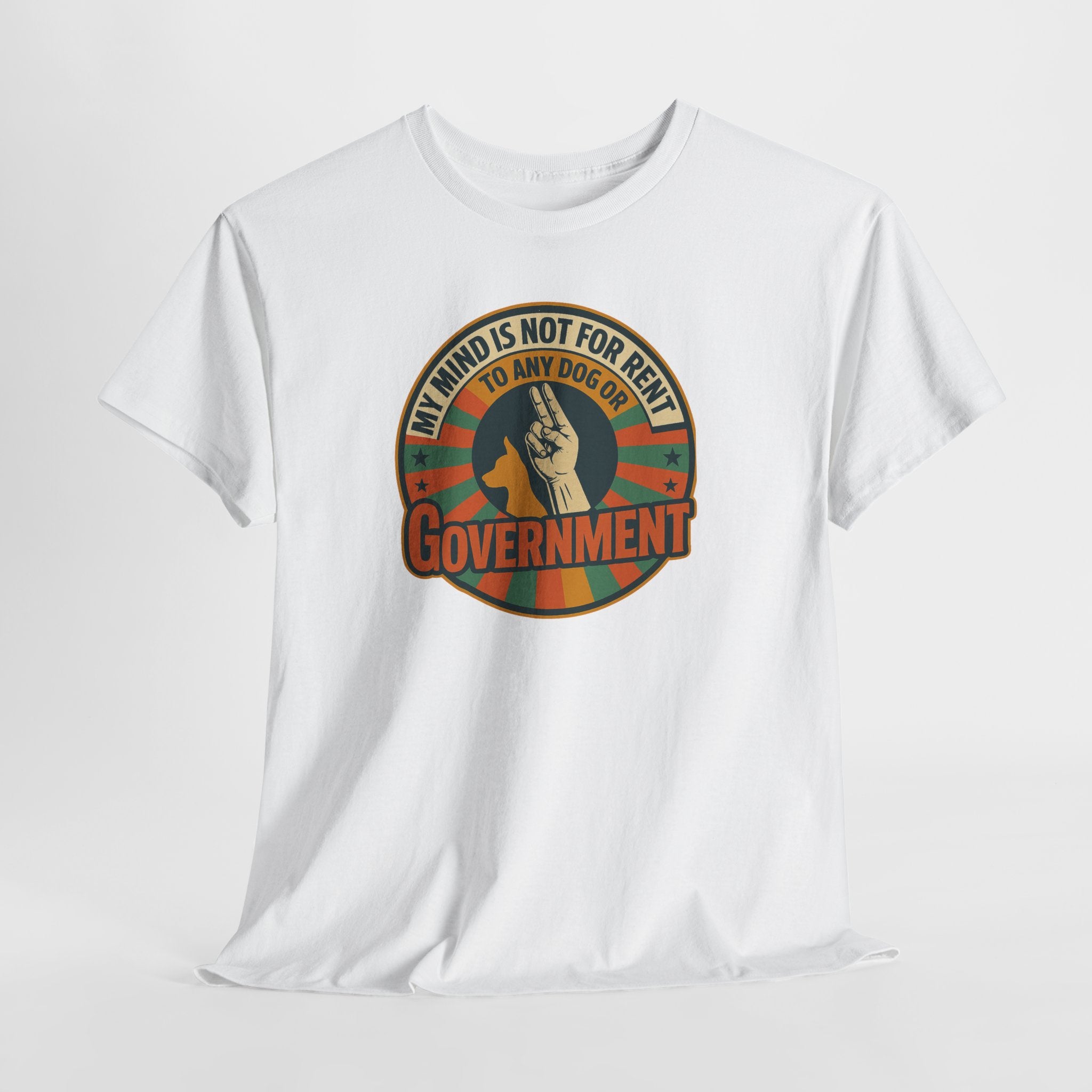 'My Mind is Not for Rent' Graphic T-Shirt, Political T-Shirt, Funny Gift, Protest Wear, Casual Apparel