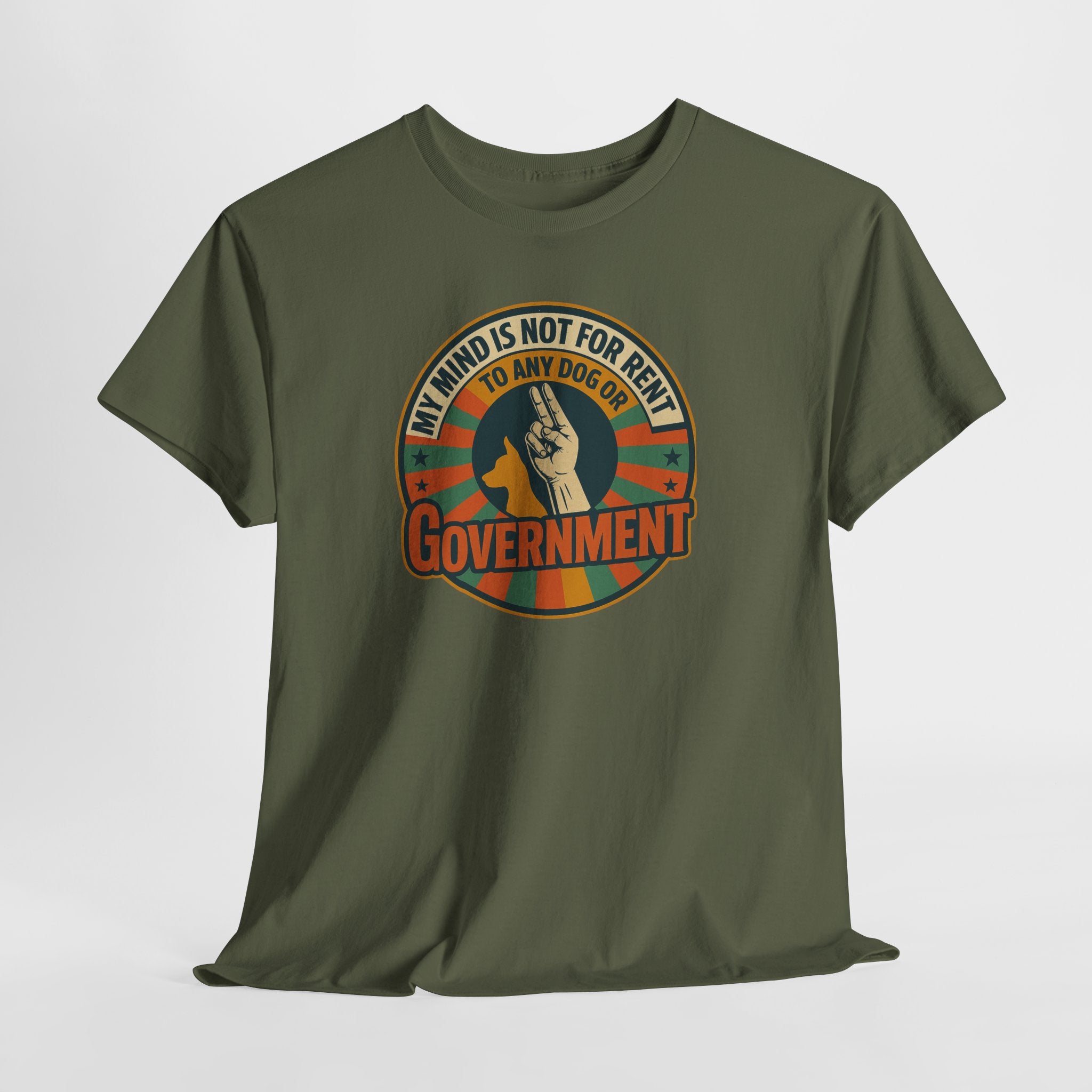 'My Mind is Not for Rent' Graphic T-Shirt, Political T-Shirt, Funny Gift, Protest Wear, Casual Apparel