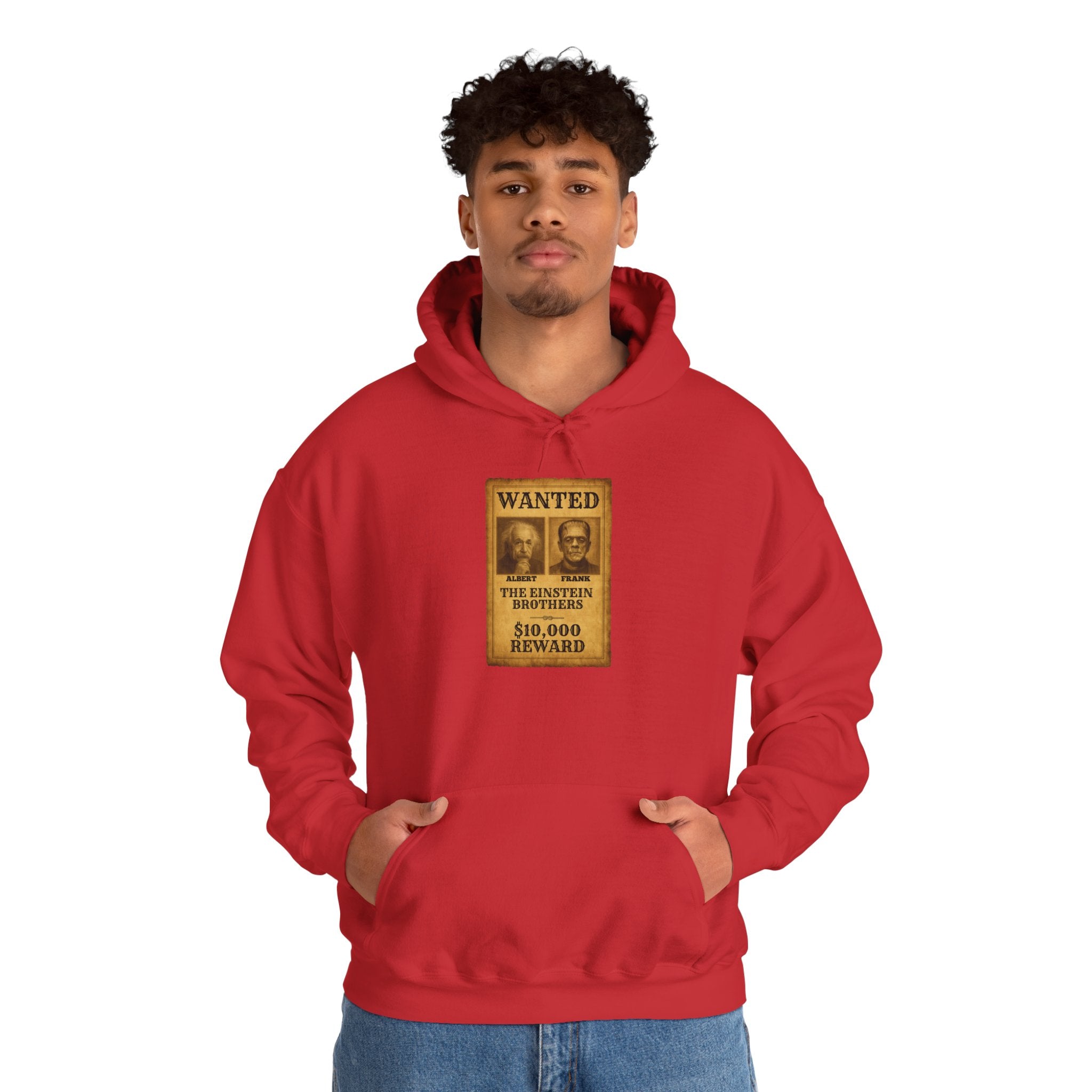 Wanted - The Einstein Brothers  Heavy Blend Hooded Sweatshirt