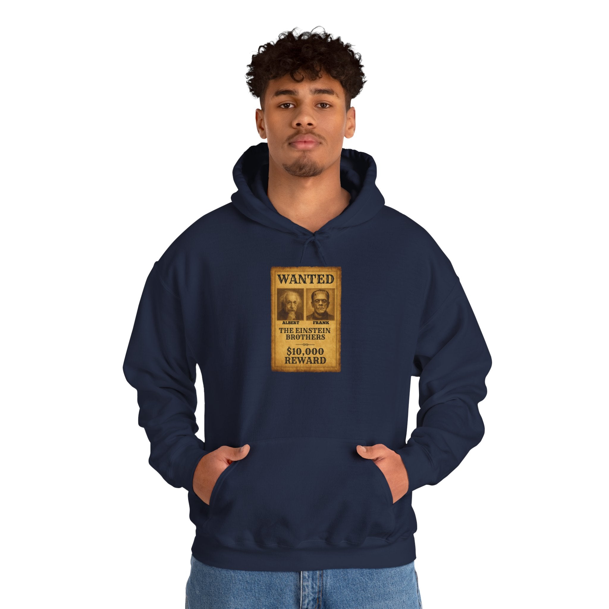 Wanted - The Einstein Brothers  Heavy Blend Hooded Sweatshirt