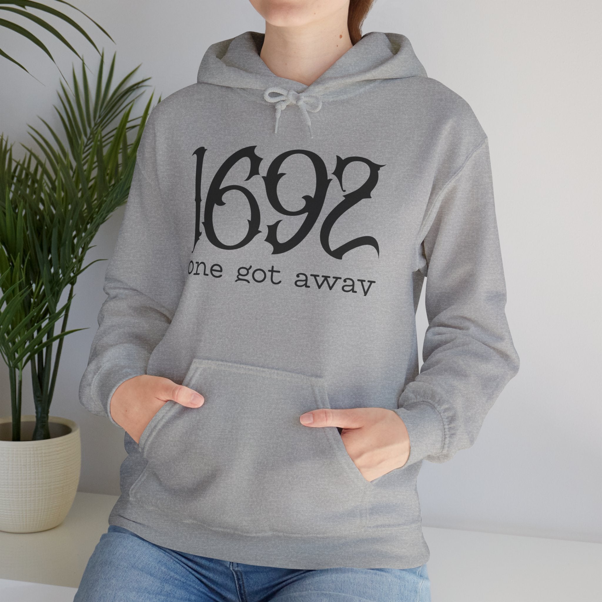 Witch Trials '1692 One Got Away' Design – Cozy Layer for Casual Outings, Gifts, Fall Fashion, Halloween