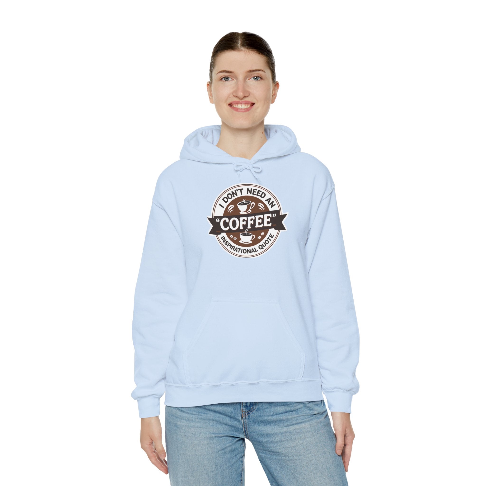 No Inspirational Quotes, just Coffee - Coffee Lovers Unisex Hoodie, Cozy Sweatshirt for Coffee Enthusiasts, Gift for Birthdays, Relaxed Vibe, Perfect for Chill Days